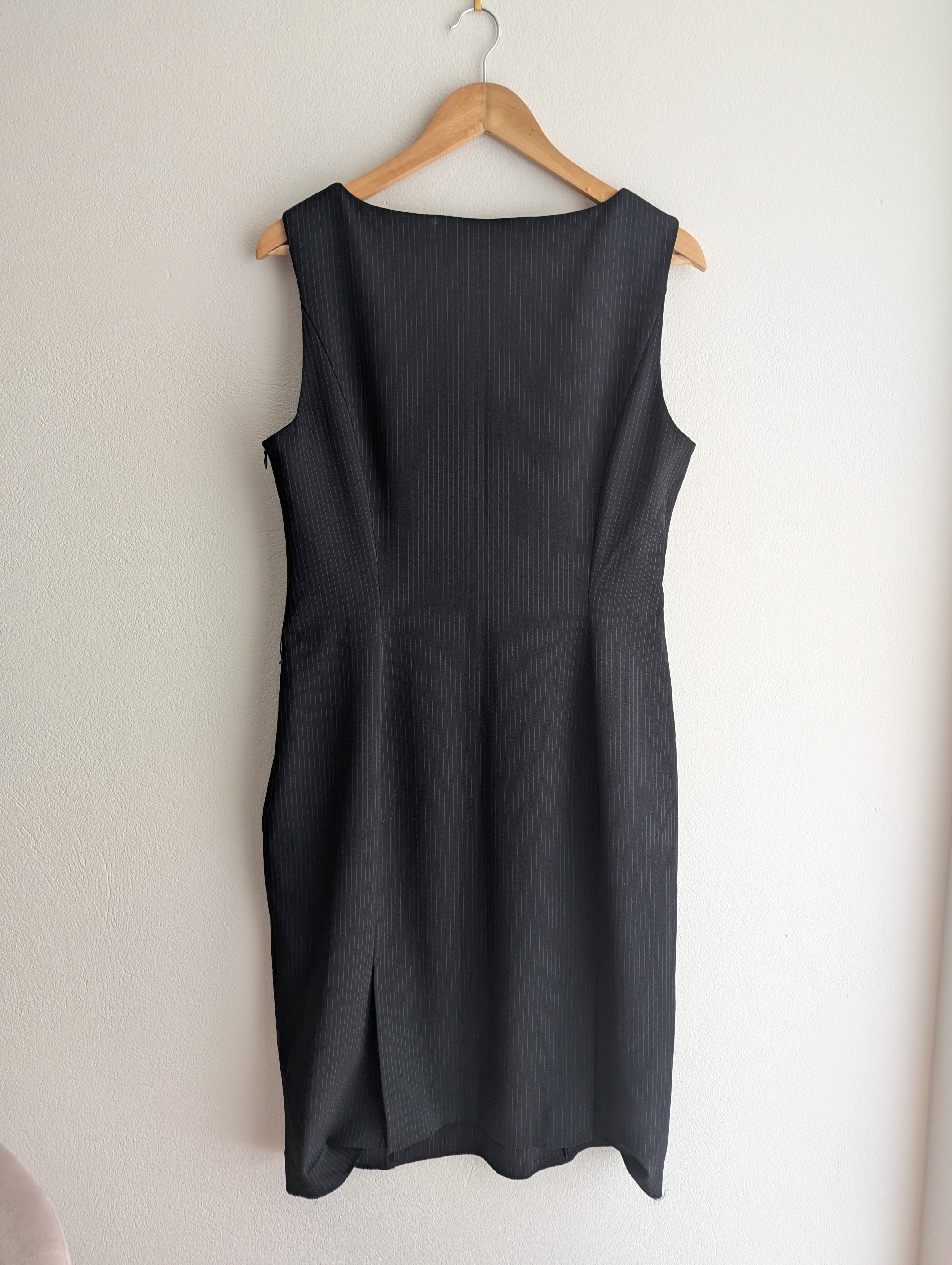 Cue Pinstripe Sleeveless Dress