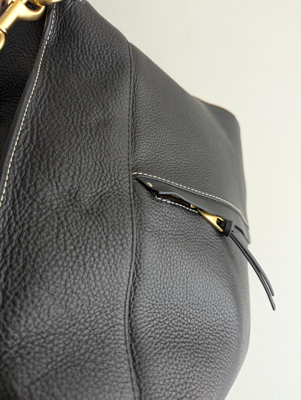 Oroton Black Leather Tote