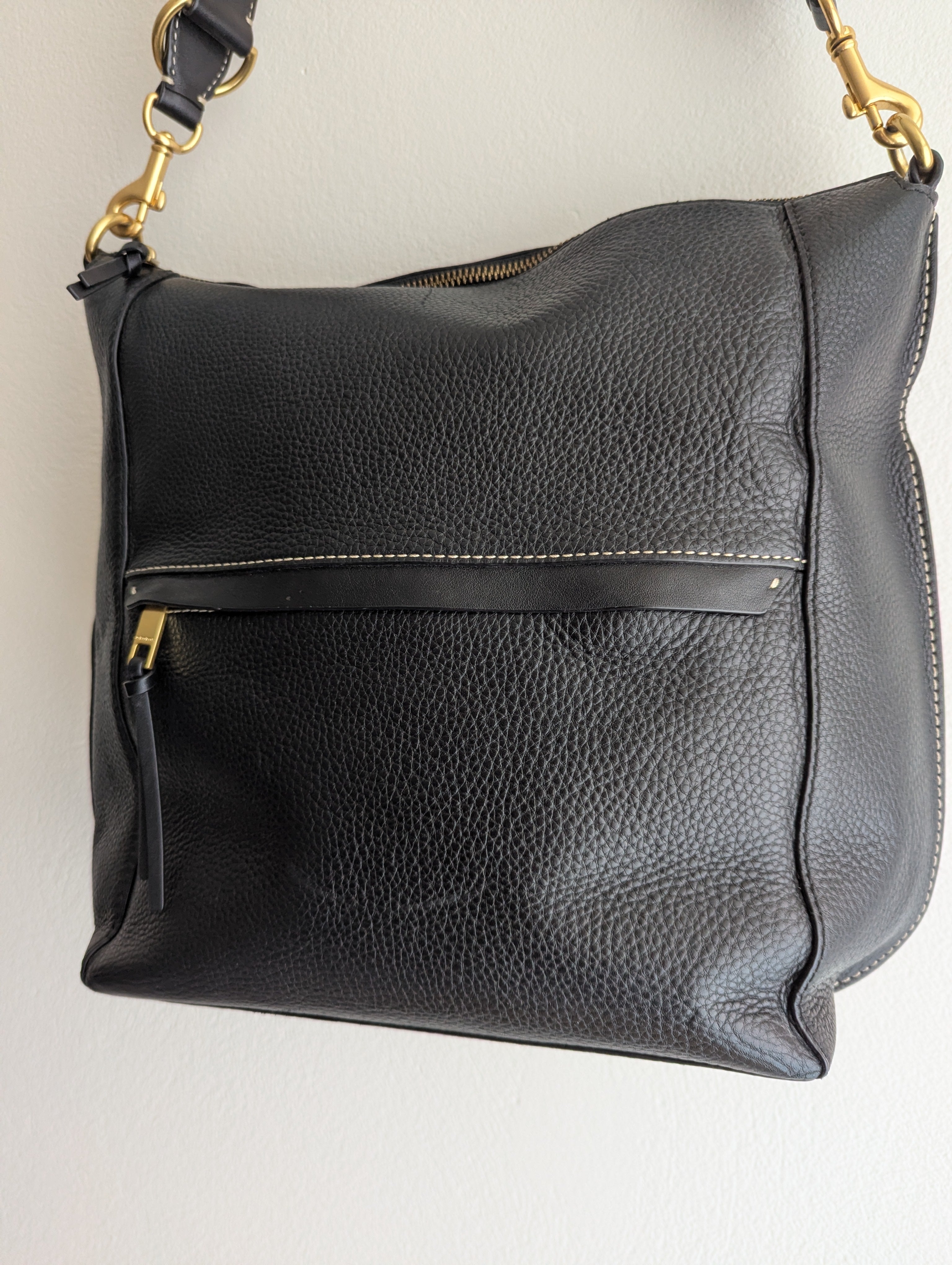 Oroton Black Leather Tote
