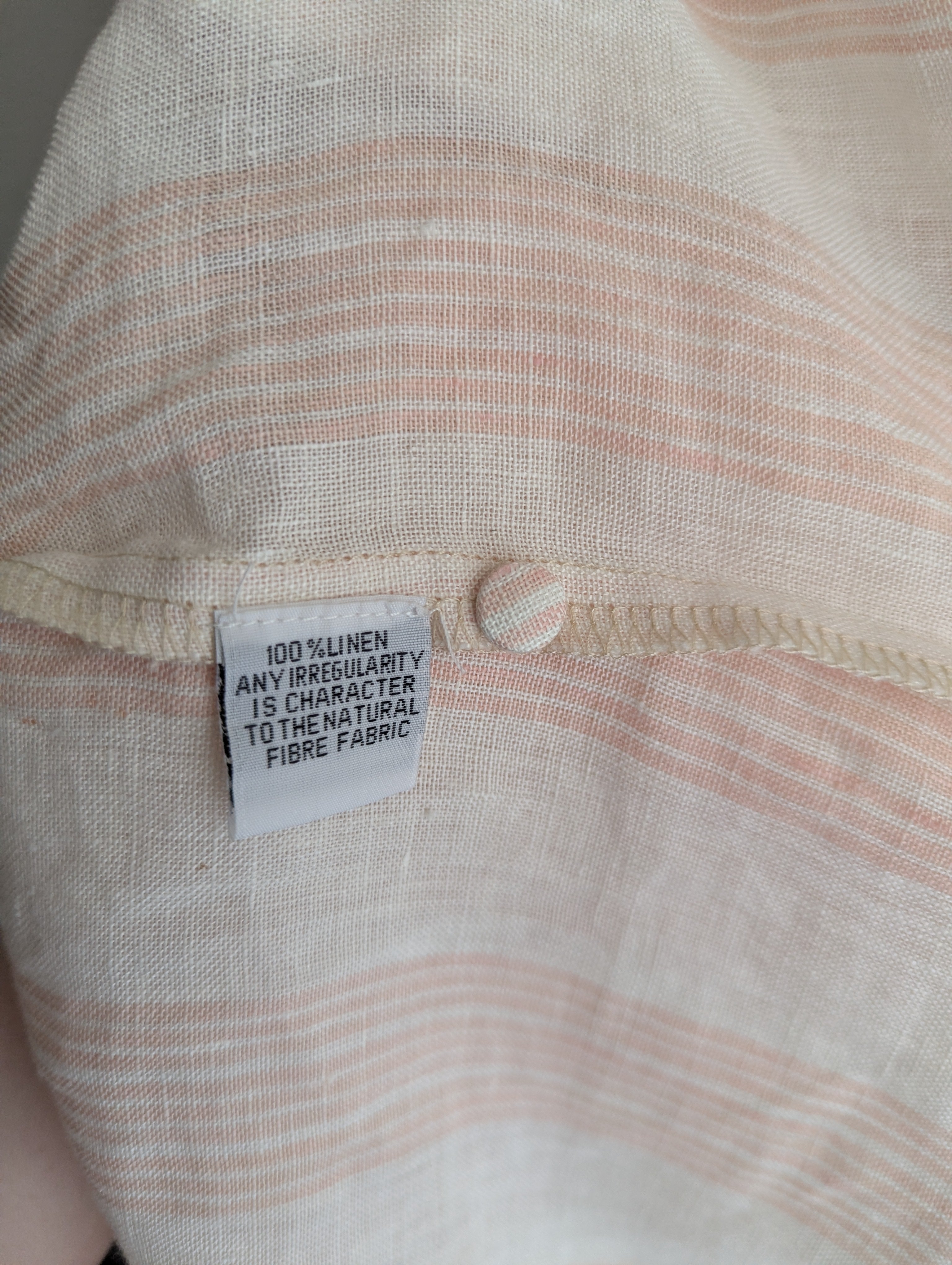 Lorna Murray Pink Stripe Linen Dress