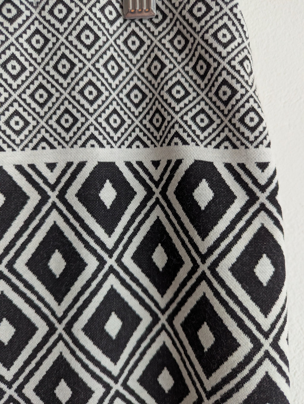 Veronika Maine Geometric Midi Skirt