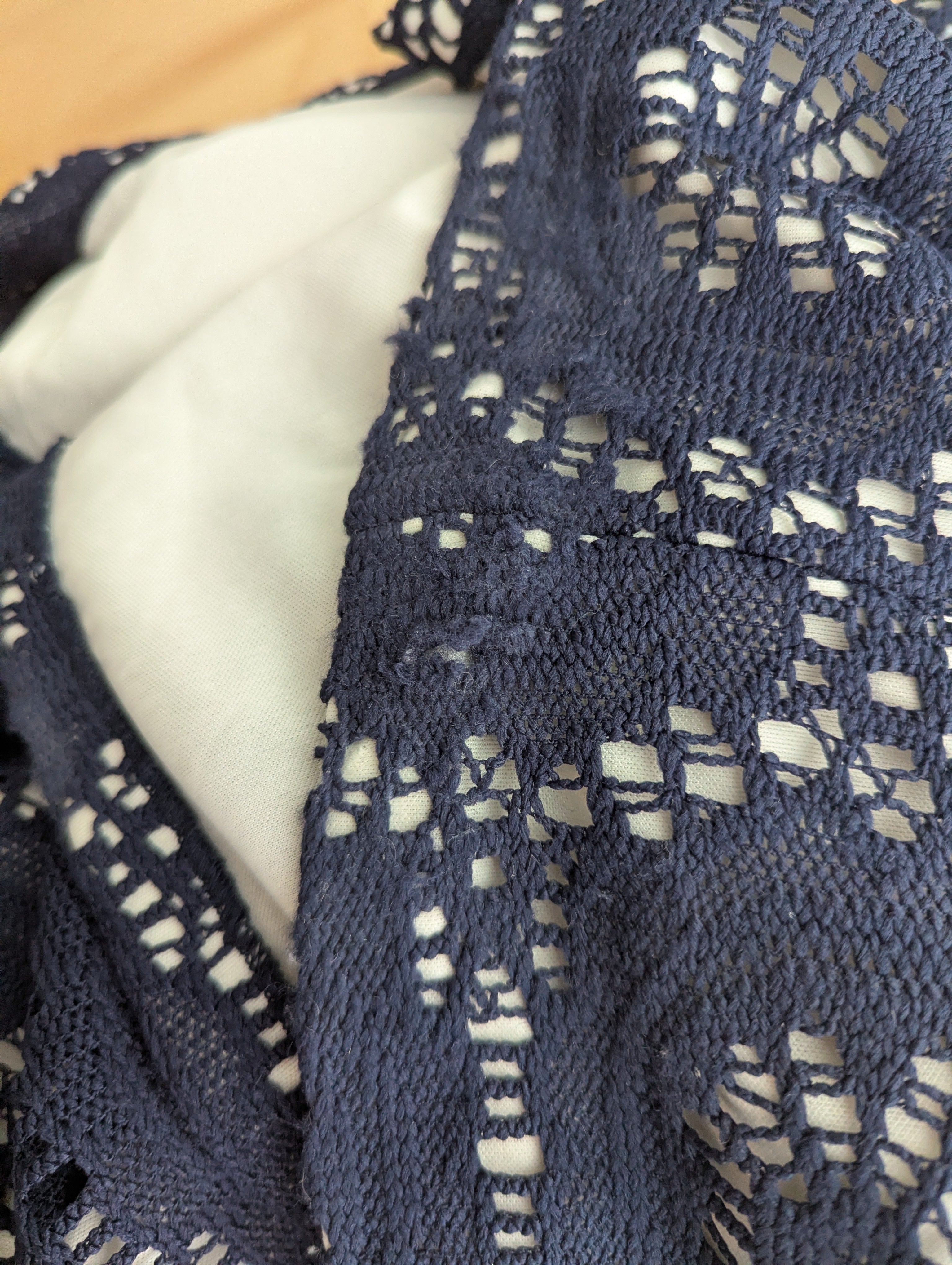 Review Floral Crochet Dress