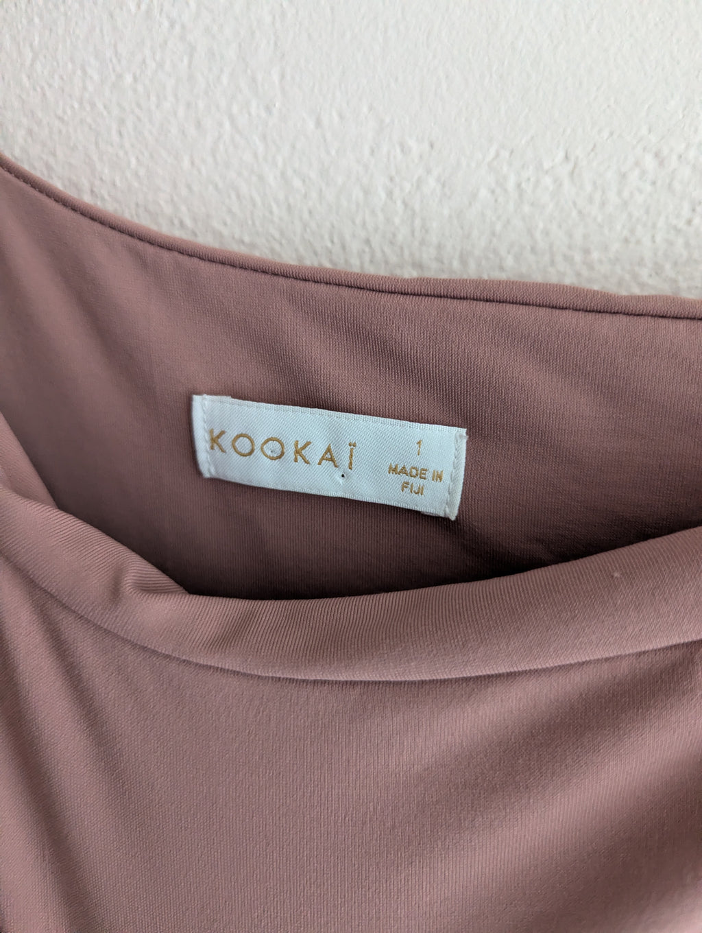 KOOKAÏ Asymetric Ruched Midi Dress