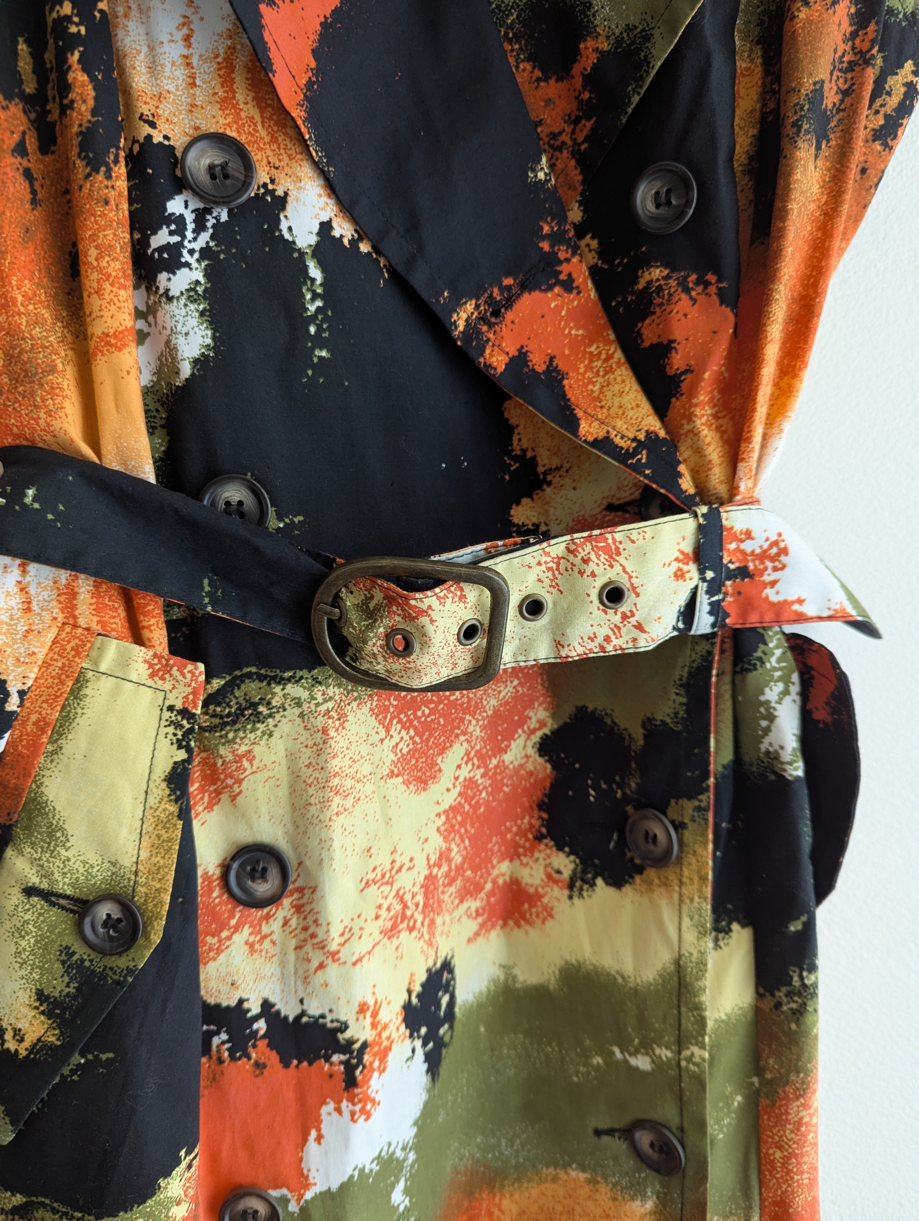 Events Trench Midi Dress