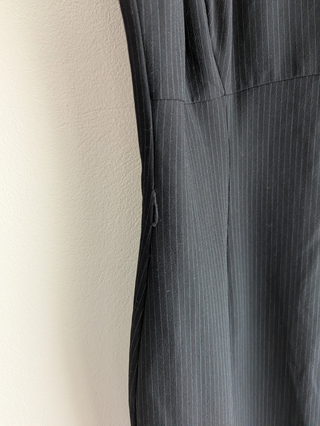 Cue Pinstripe Sleeveless Dress