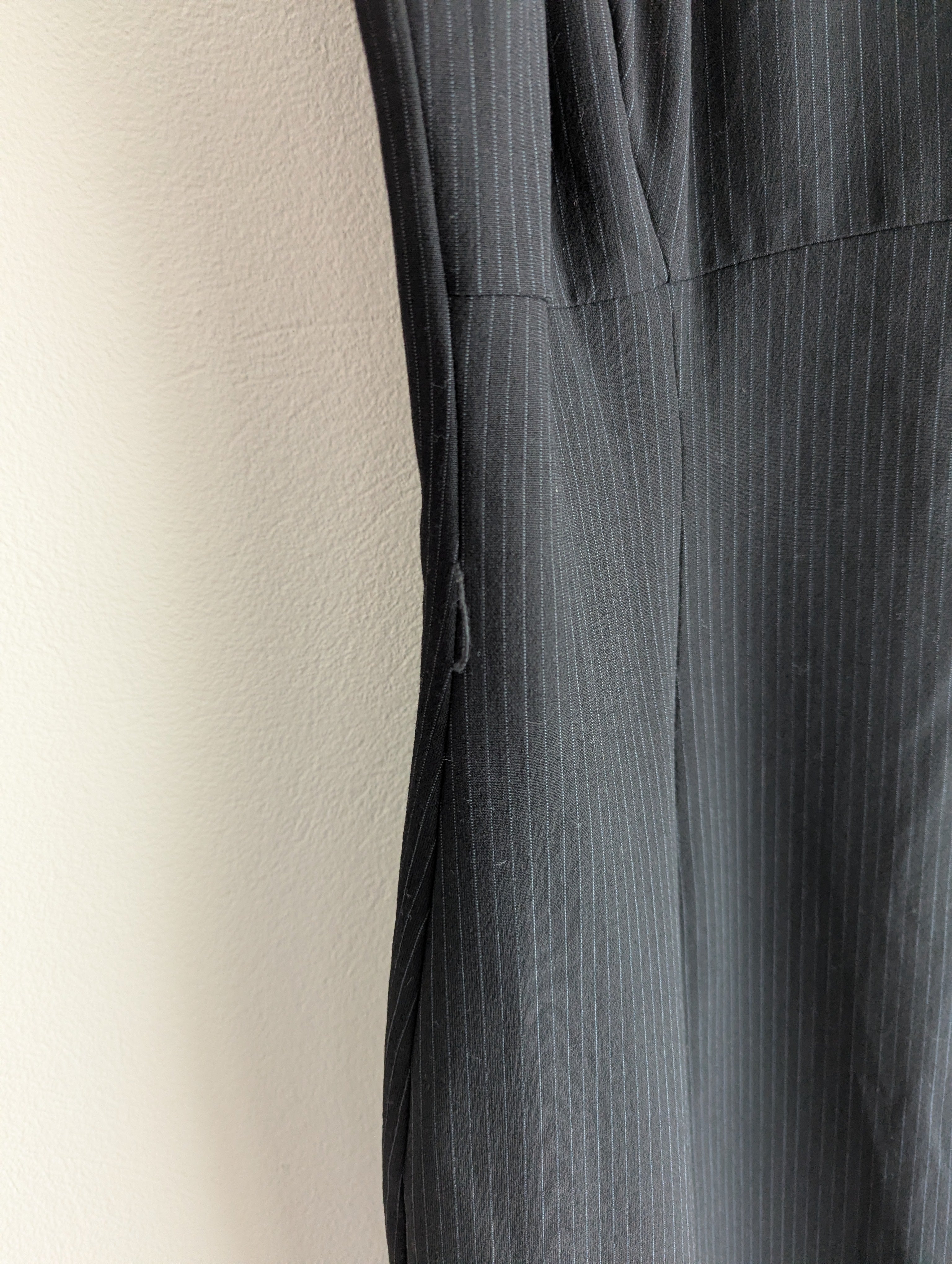 Cue Pinstripe Sleeveless Dress