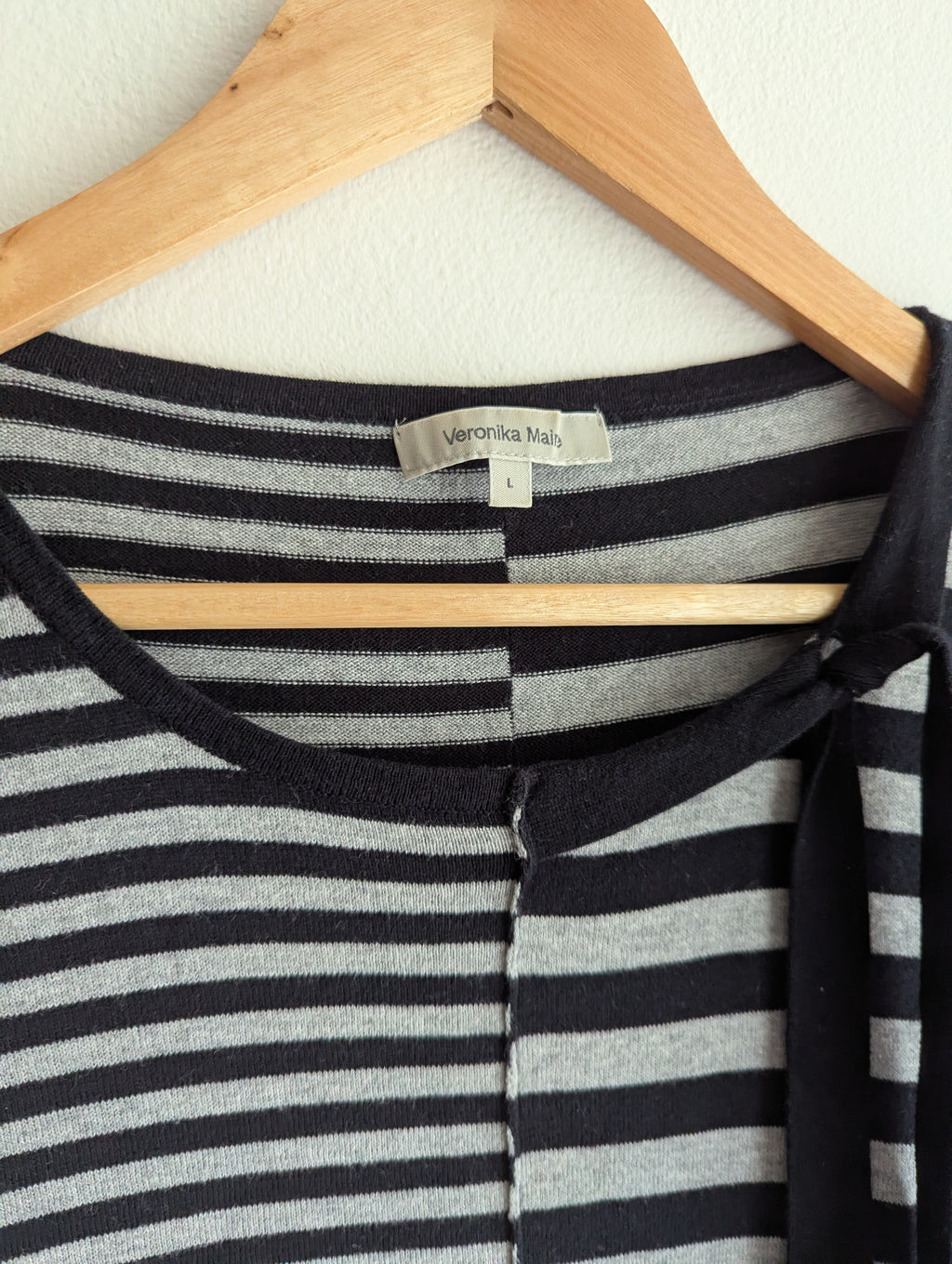 Veronika Maine Cotton Stripe Knit Top