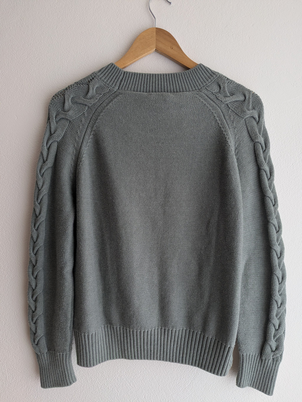 Goondiwindi Cotton Cable Knit Sleeve Jumper
