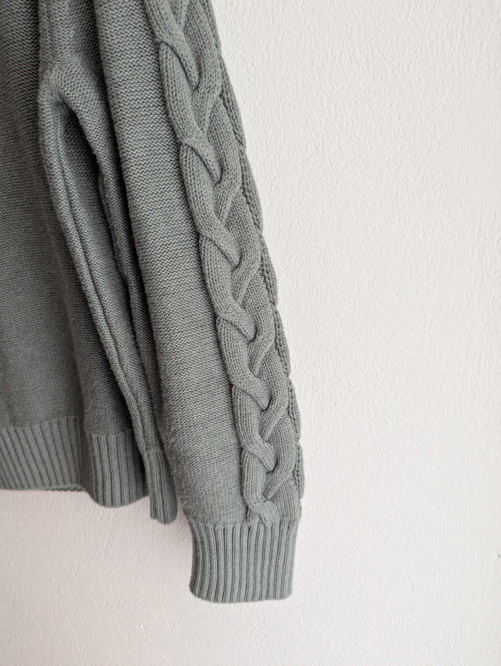 Goondiwindi Cotton Cable Knit Sleeve Jumper