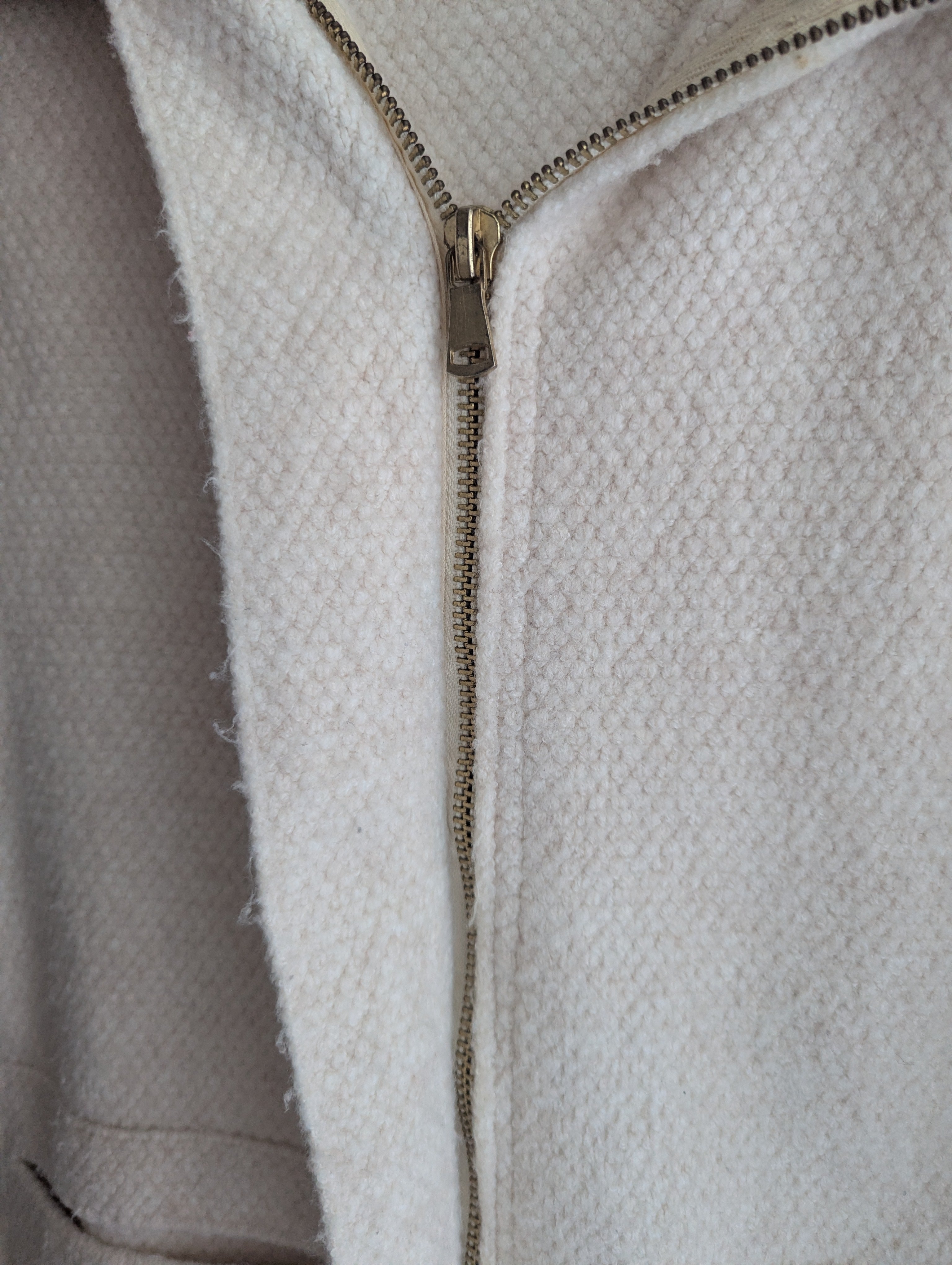 Zara Knit Cream Cardigan Coat