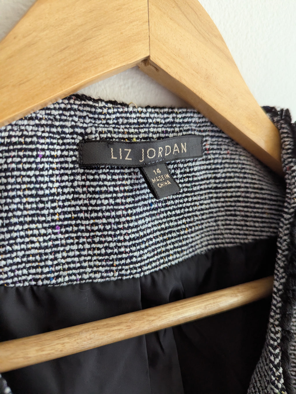 Liz Jordon Tweed Blazer