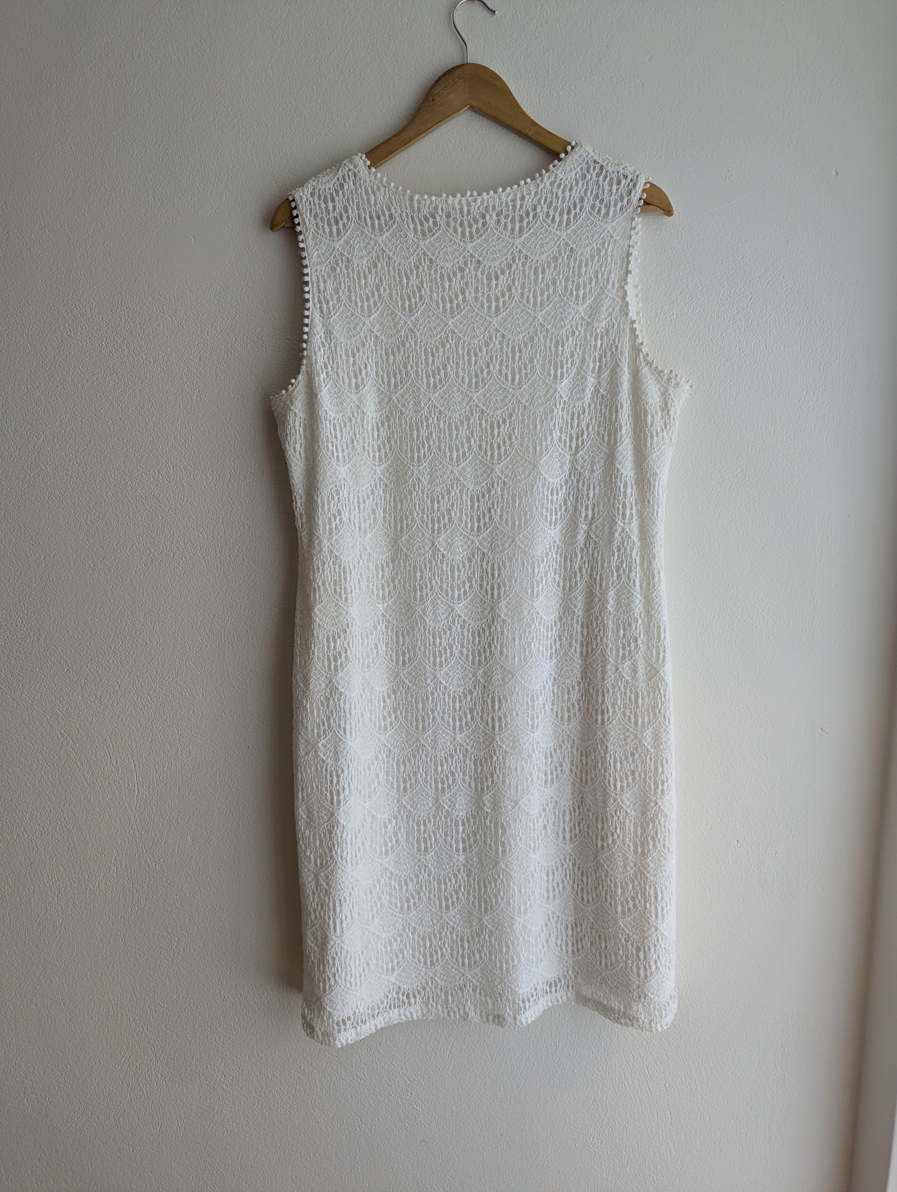 Lace shift dress