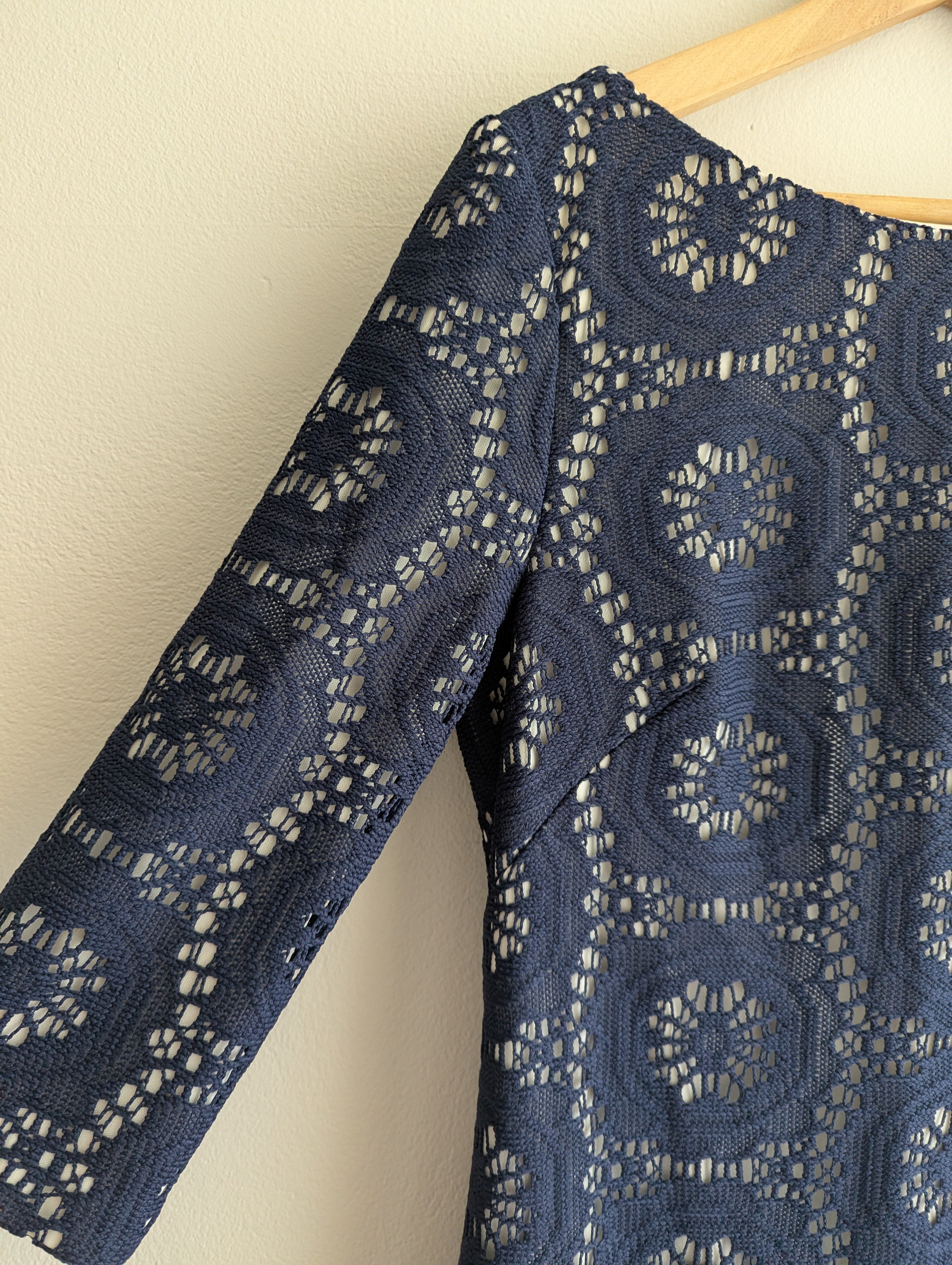 Review Floral Crochet Dress