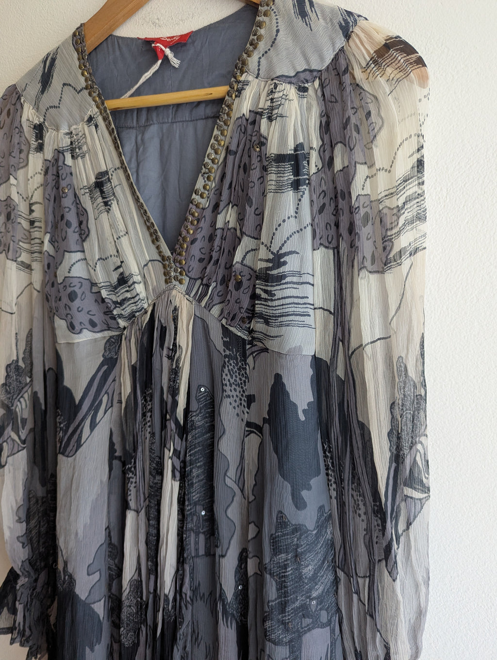 Derhy Abstract Print Dress