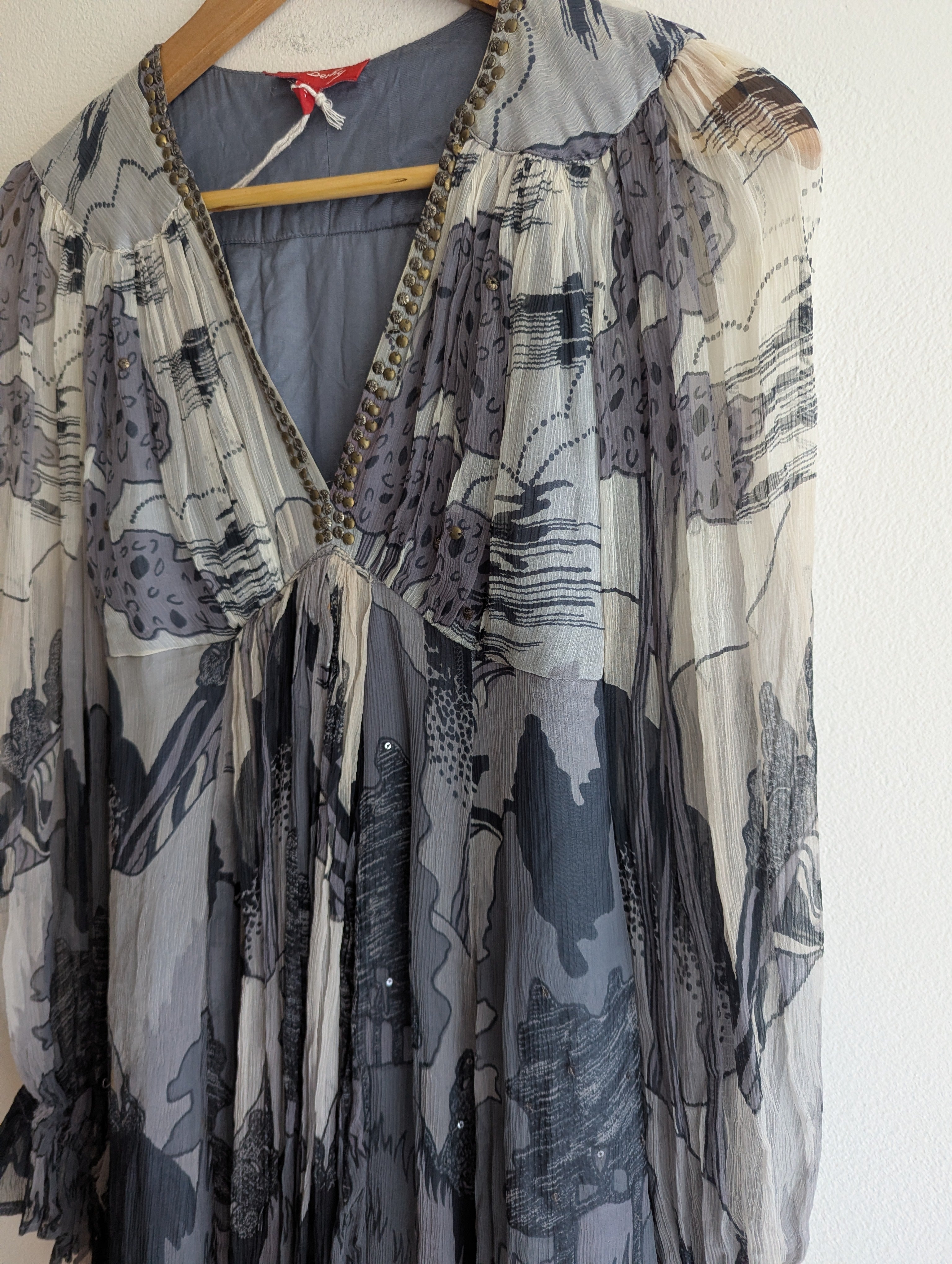 Derhy Abstract Print Dress