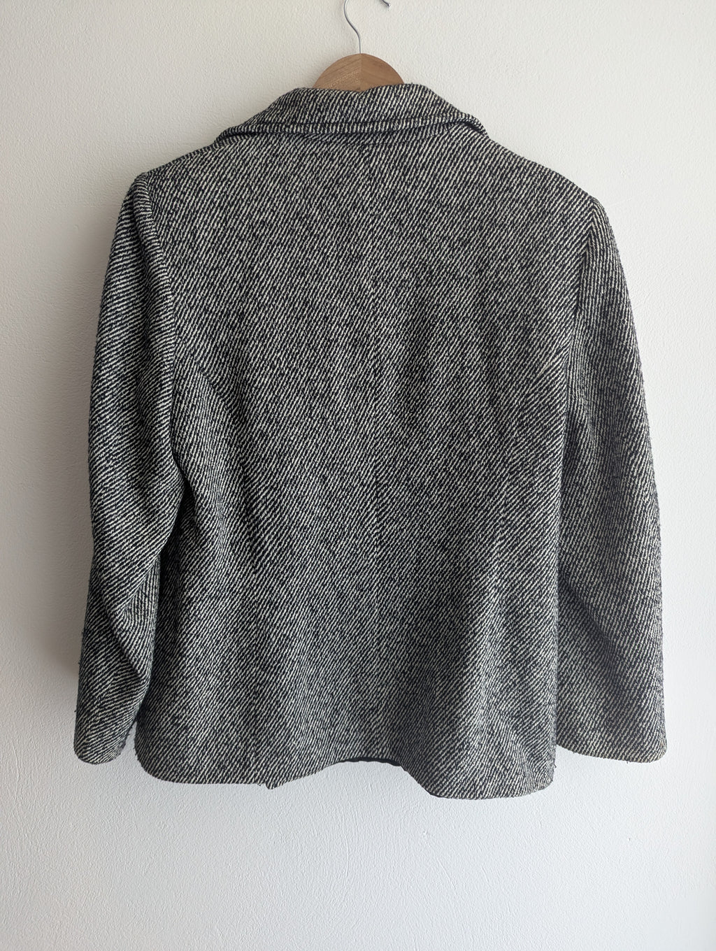 W Collection Wool & Silk Blend Pea Coat
