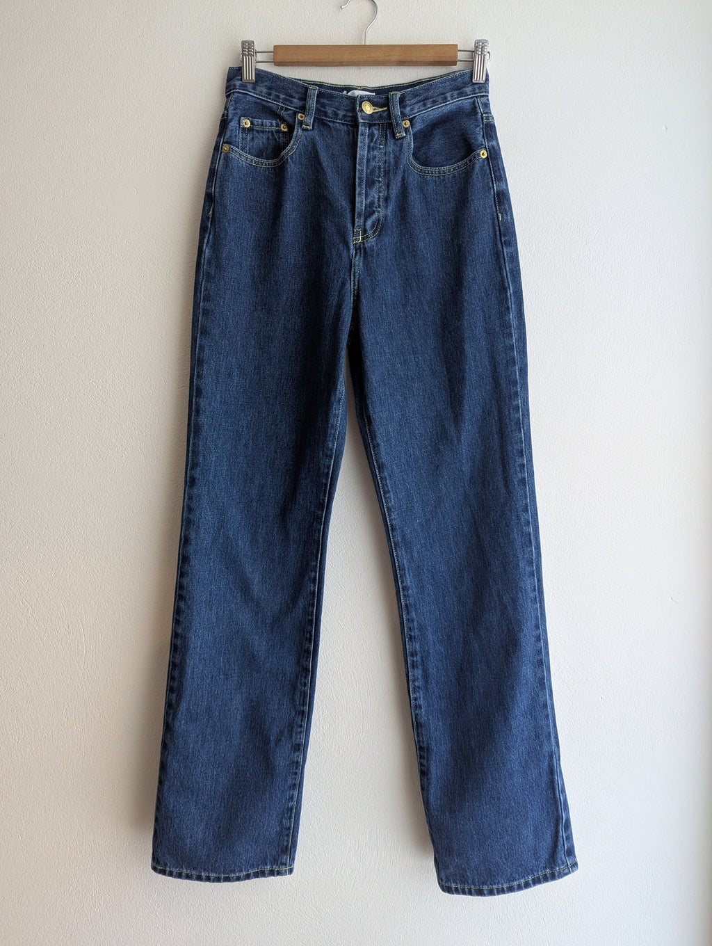Meshki High Waisted Straight Leg Jeans