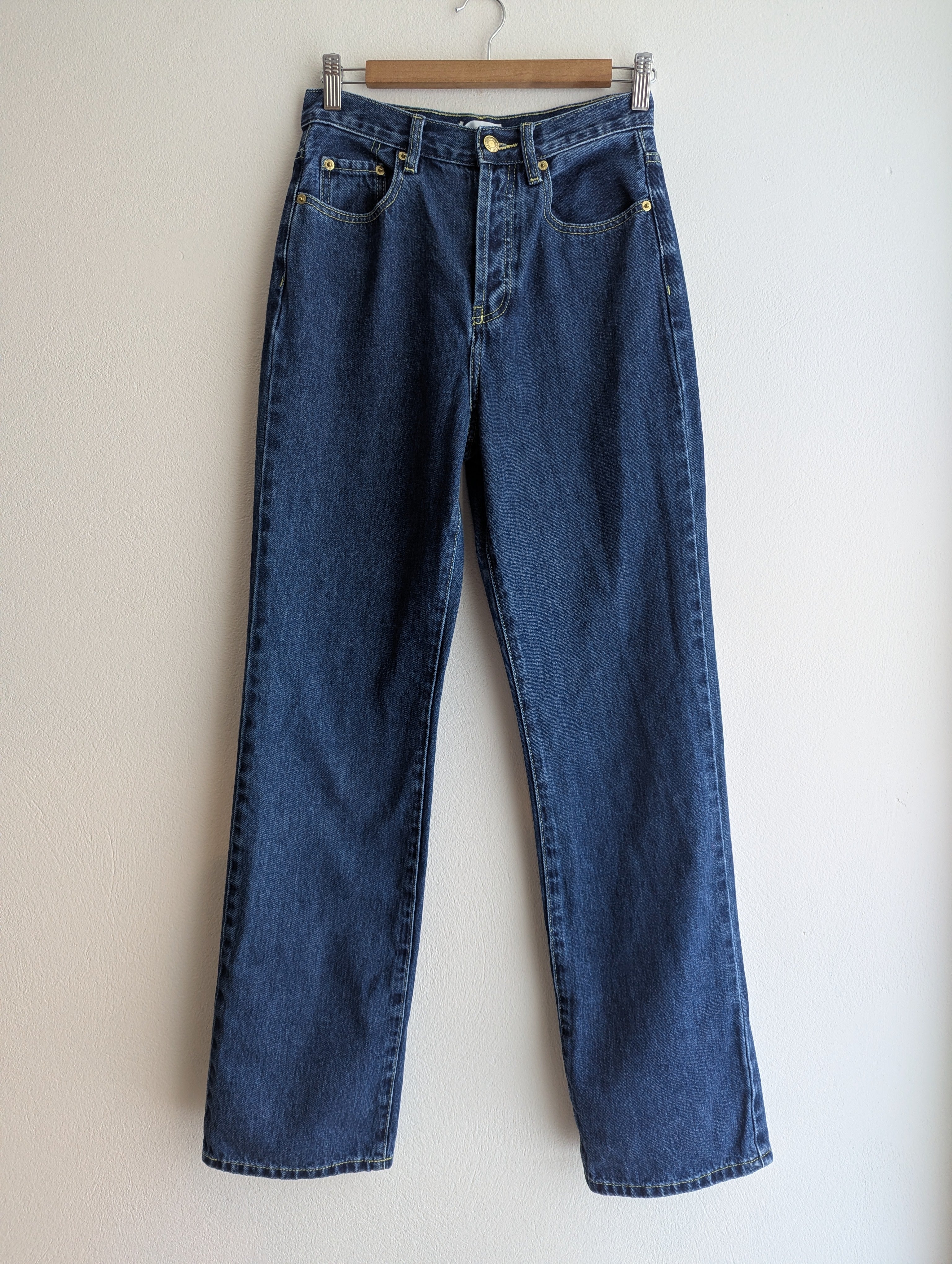 Meshki High Waisted Straight Leg Jeans