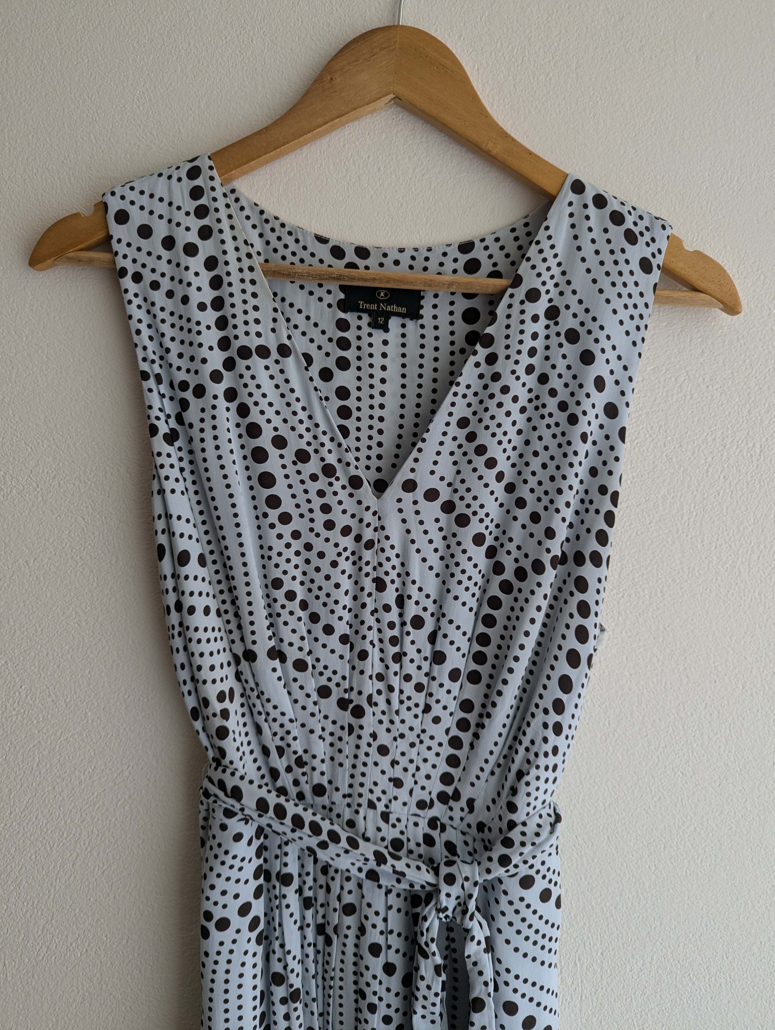 Trent Nathan Midi Dot Dress
