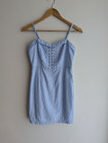 Bardot Blue & White Stripe Mini Dress