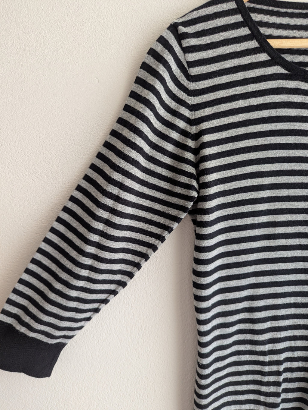 Veronika Maine Cotton Stripe Knit Top