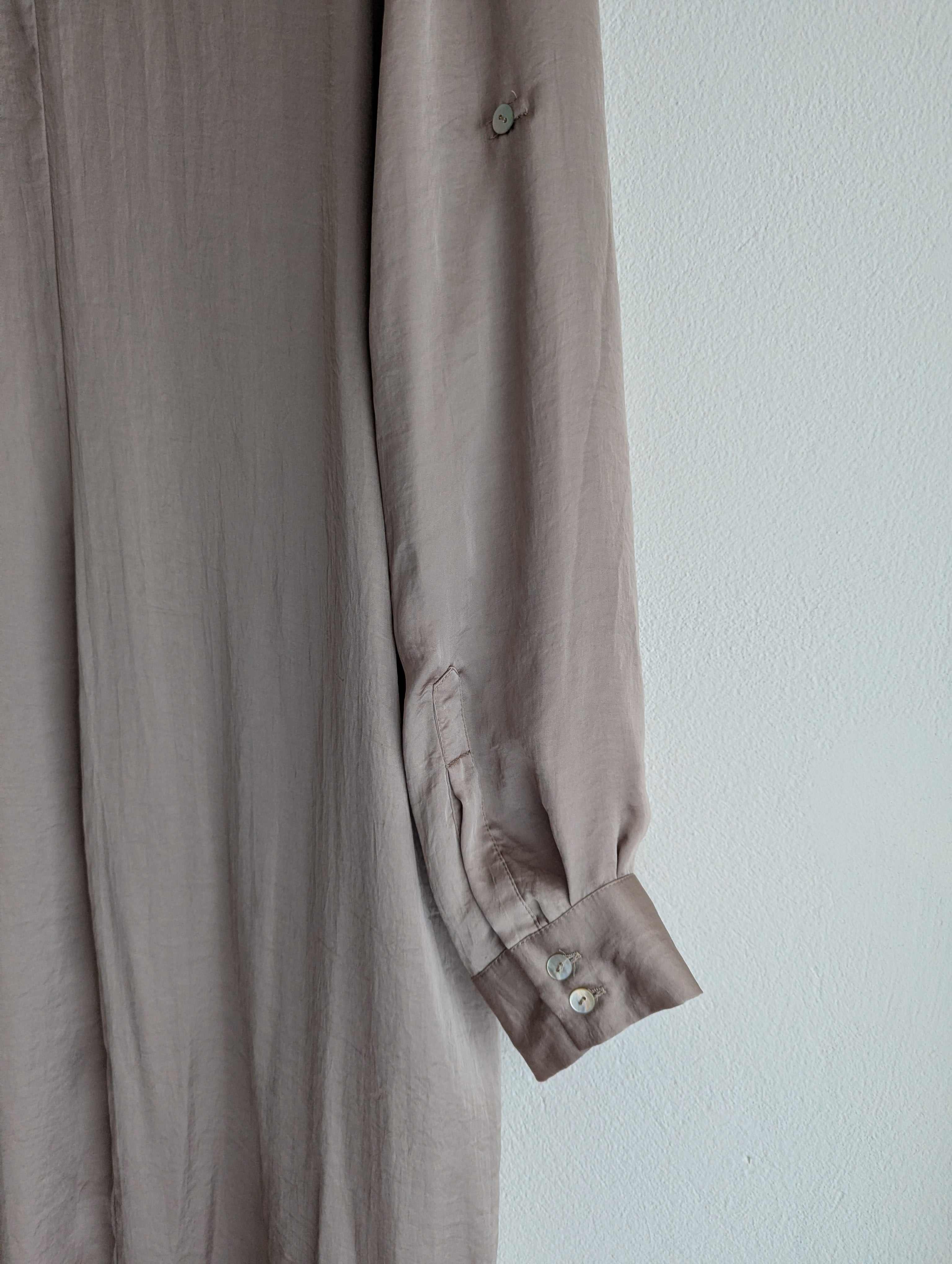 Carolina Satin Gold Maxi Dress