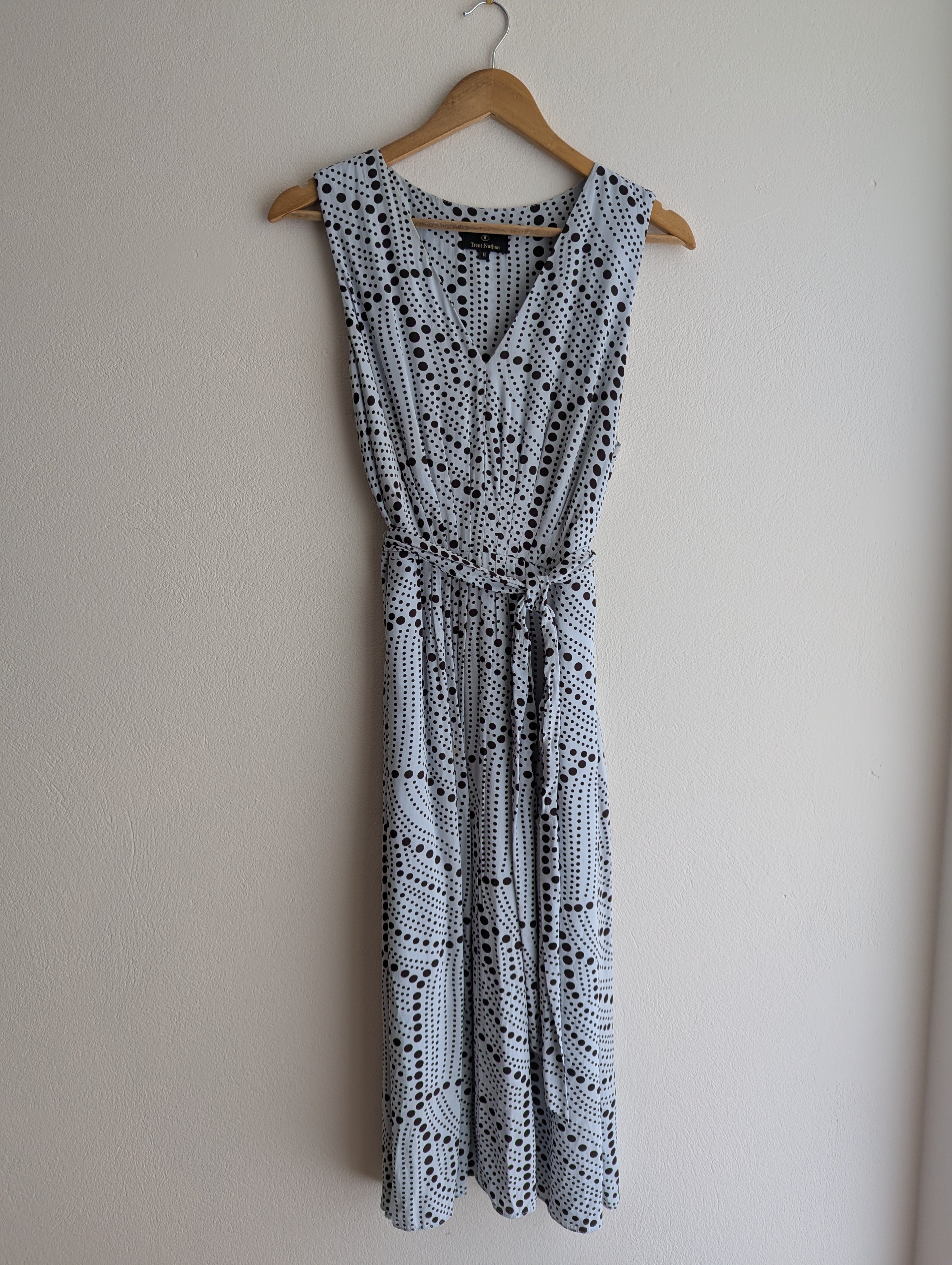 Trent Nathan Midi Dot Dress