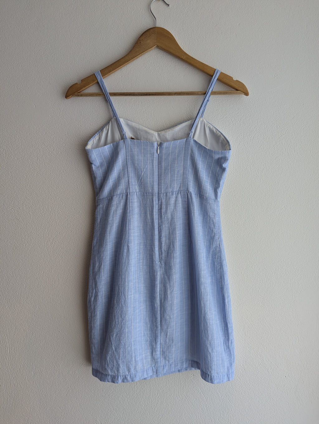 Bardot Blue & White Stripe Mini Dress