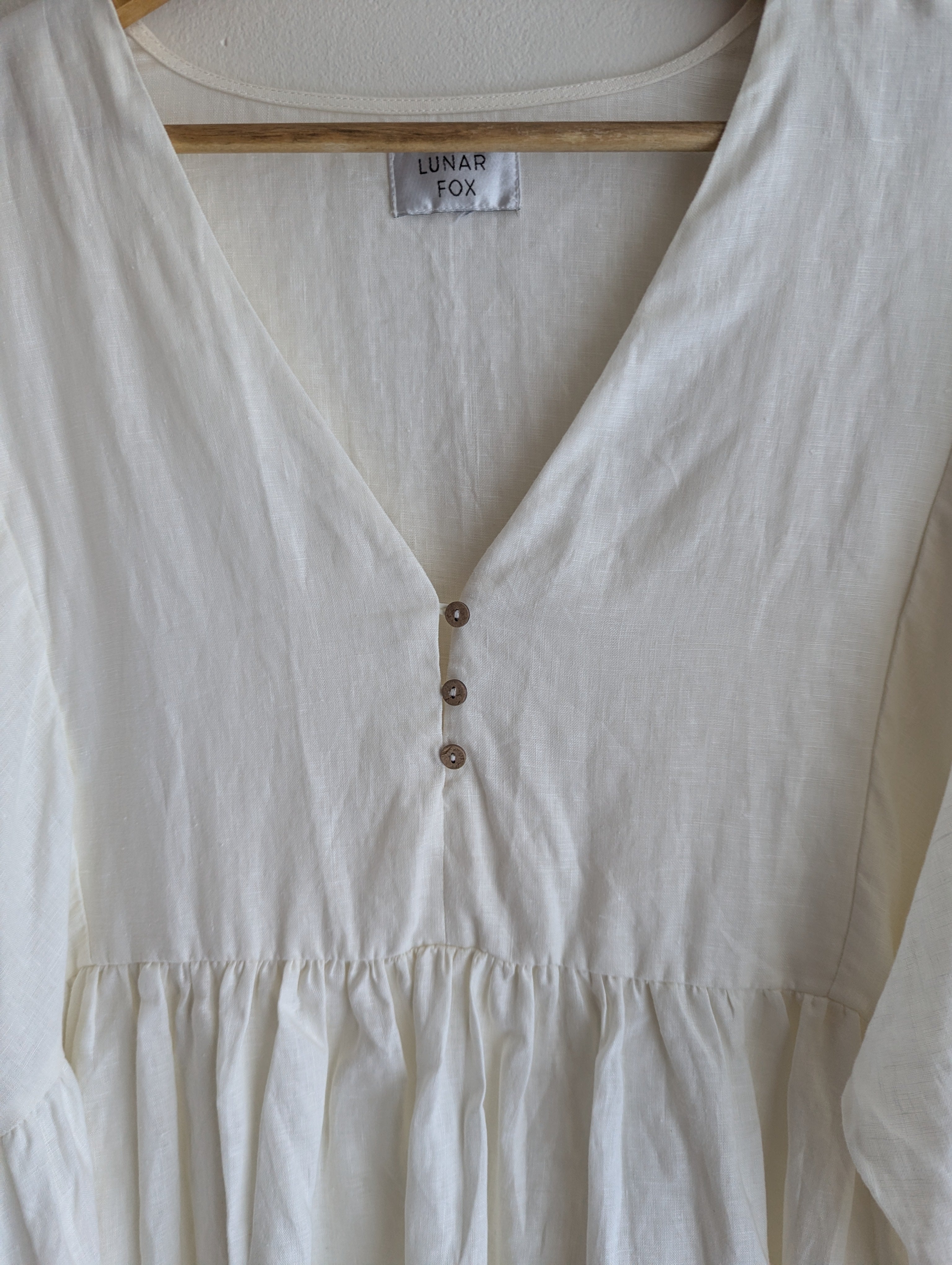 Lunar Fox Linen Dress