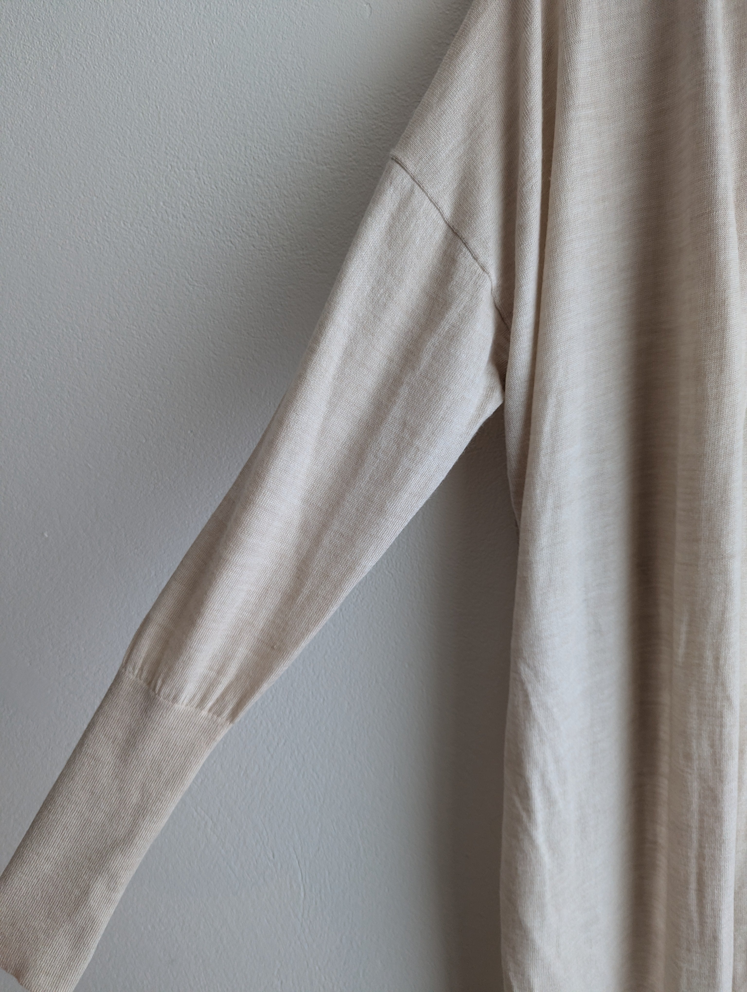 Country Road Extra-Fine Merino Wool Longline Cardigan