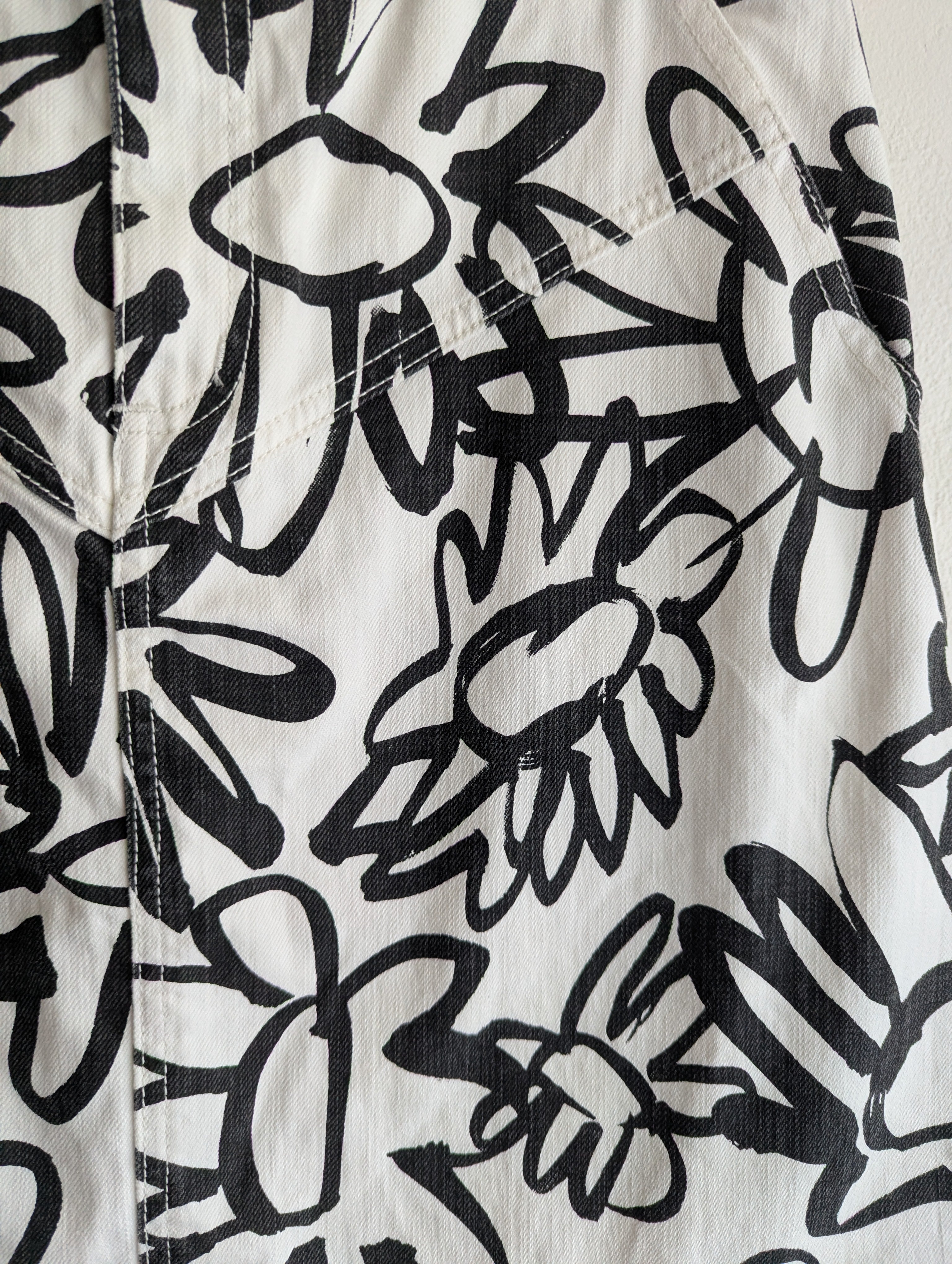Gorman Denim Black & White Skirt