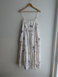 Delilah Beach Print Tiered dress