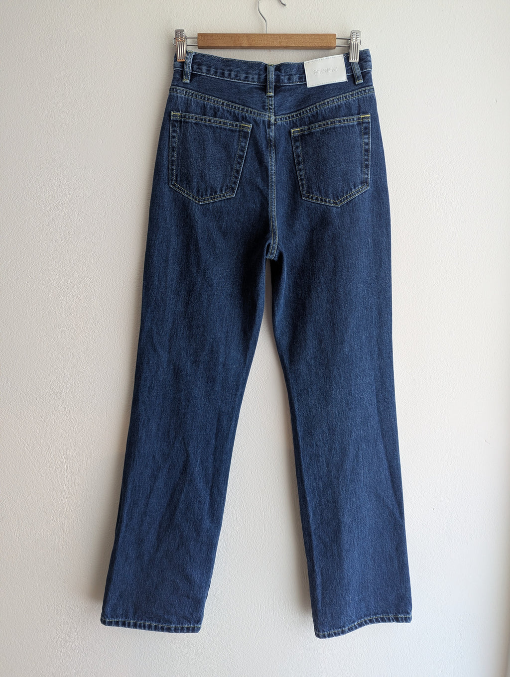 Meshki High Waisted Straight Leg Jeans