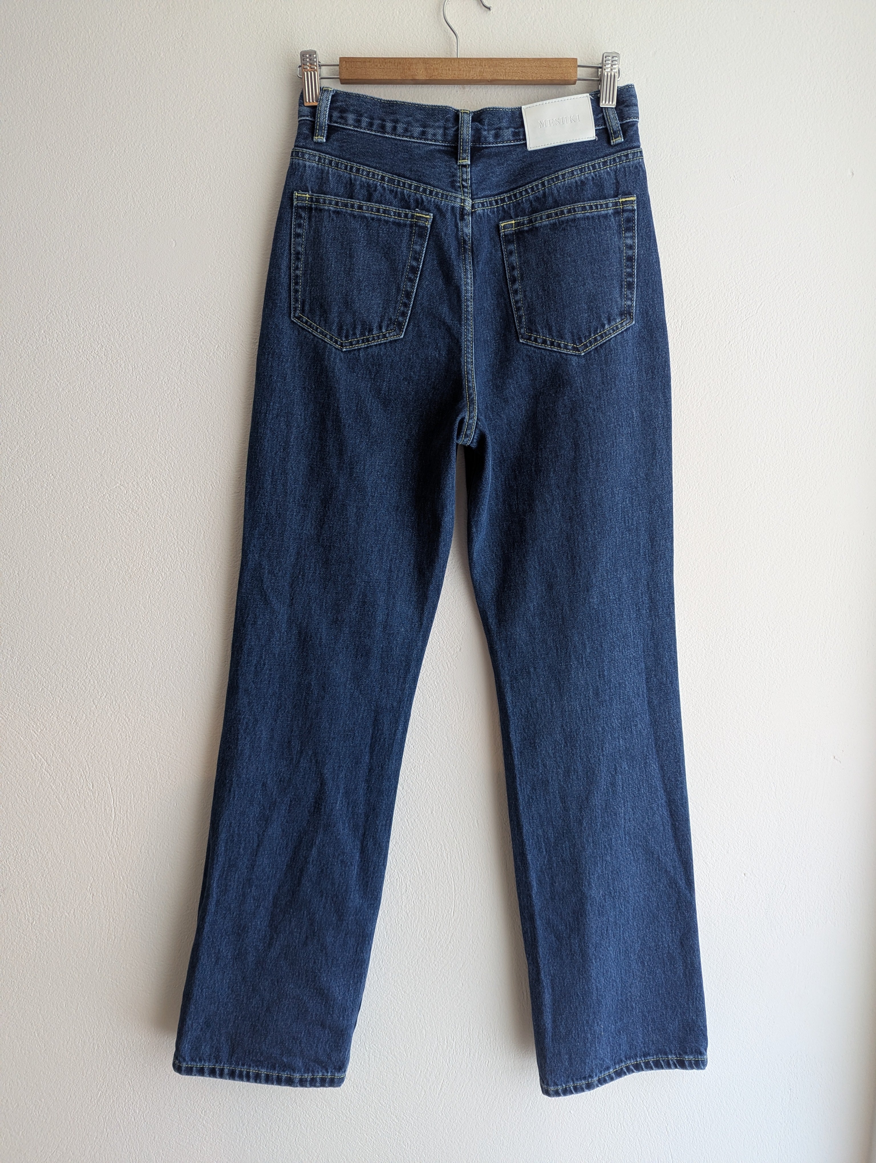 Meshki High Waisted Straight Leg Jeans
