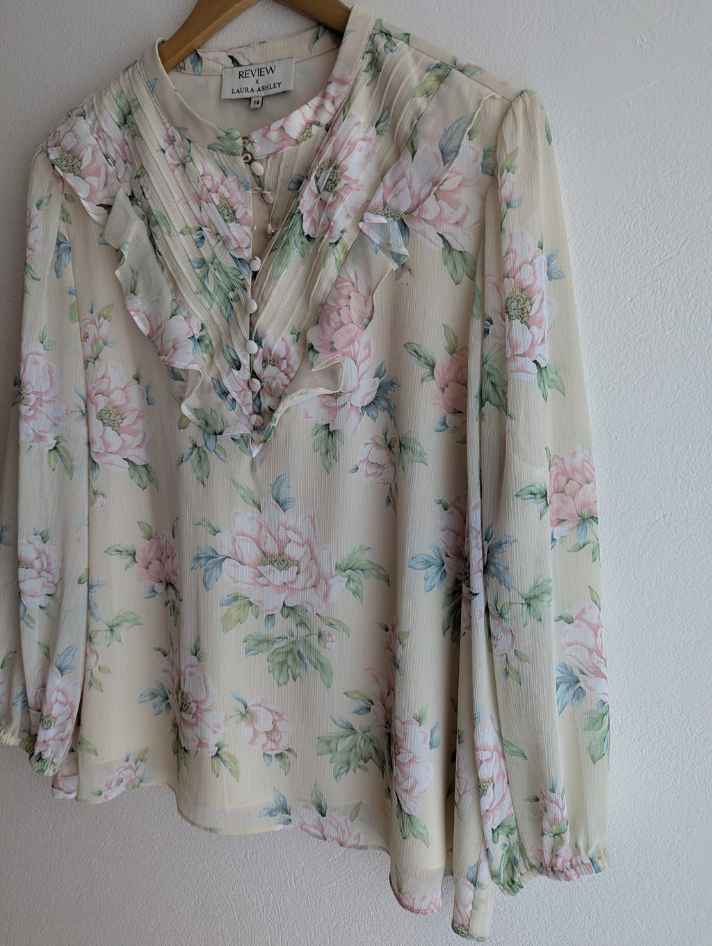 Review x Laura Ashley Floral Blouse