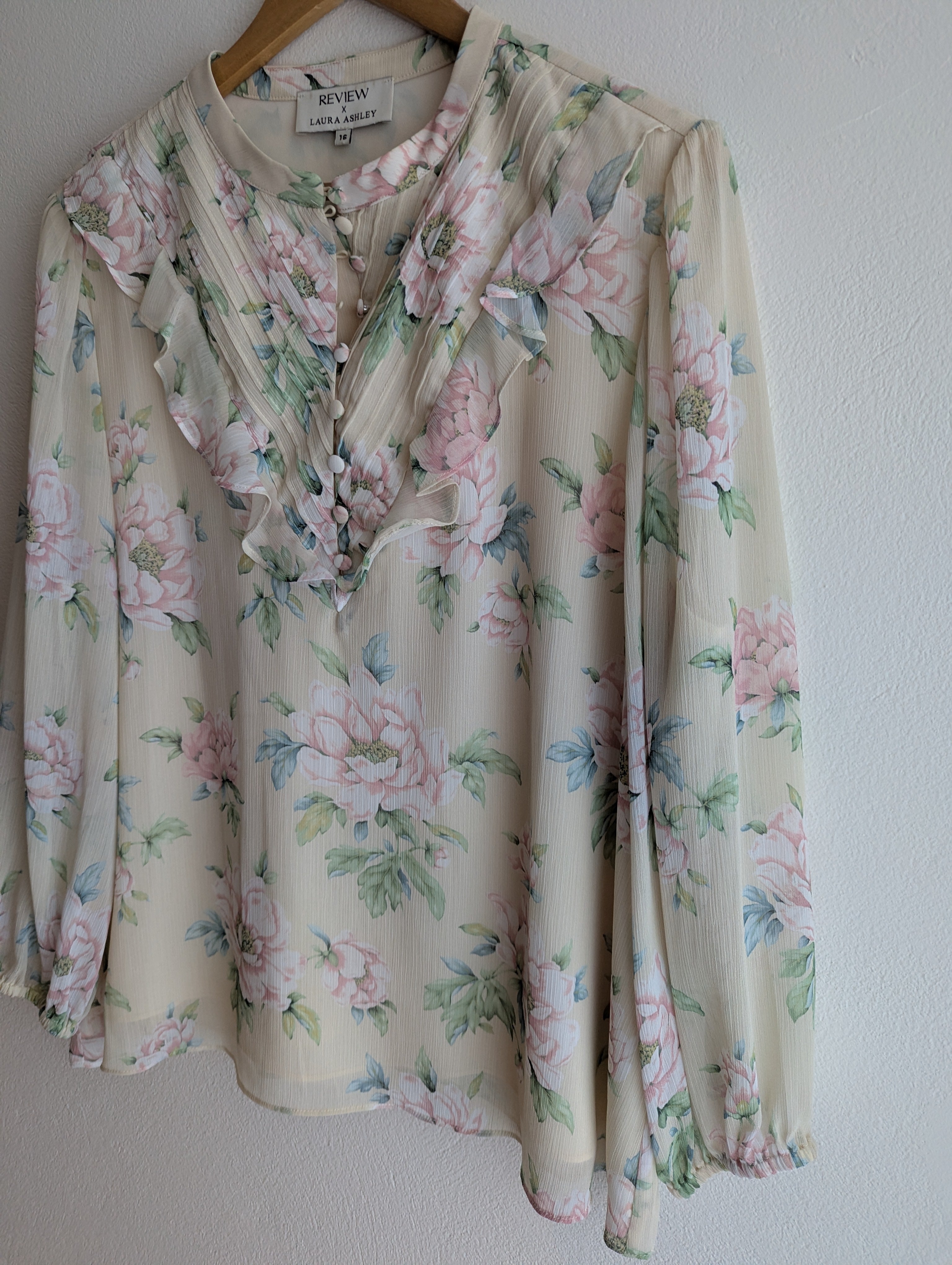 Review x Laura Ashley Floral Blouse