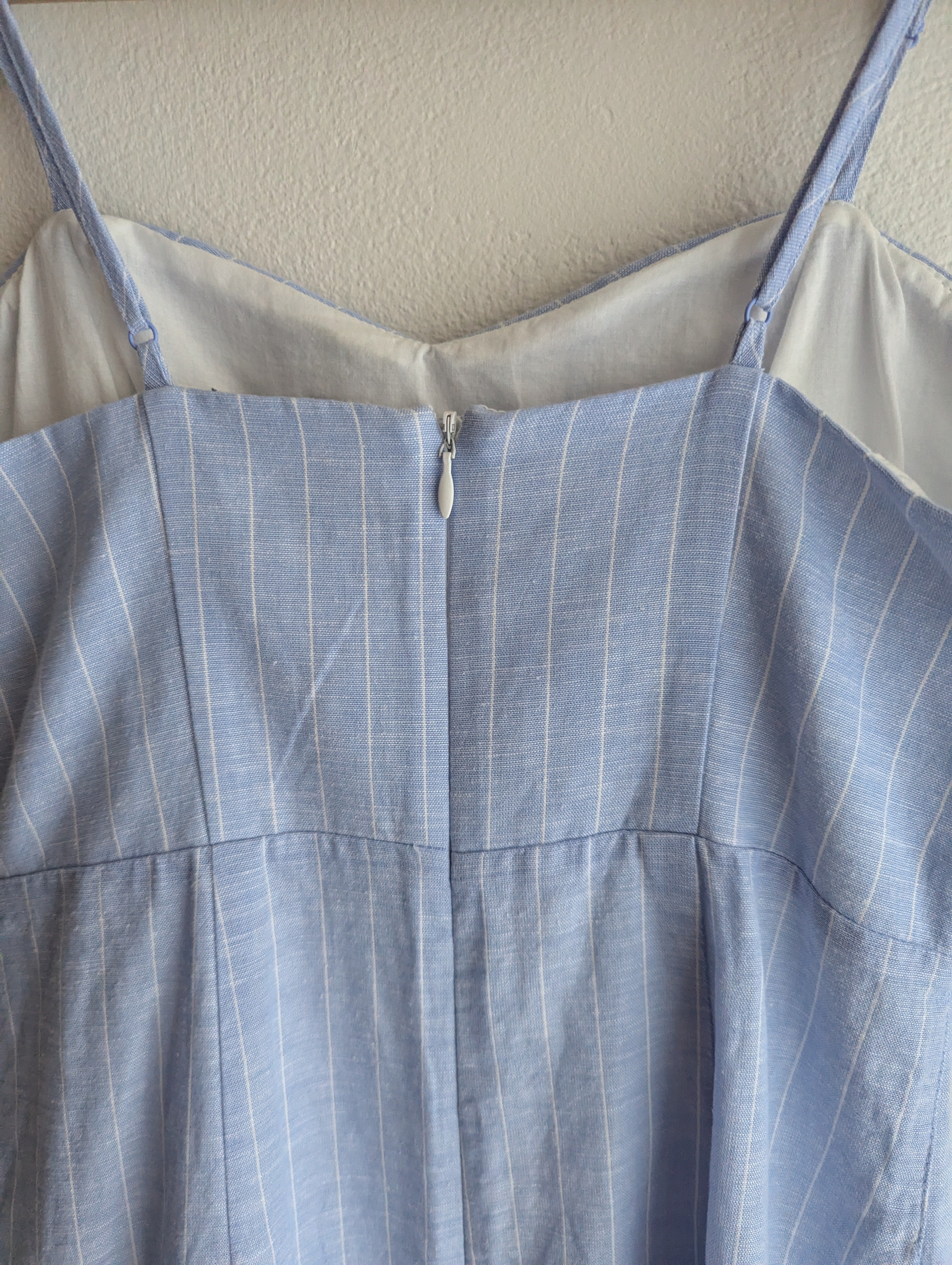 Bardot Blue & White Stripe Mini Dress