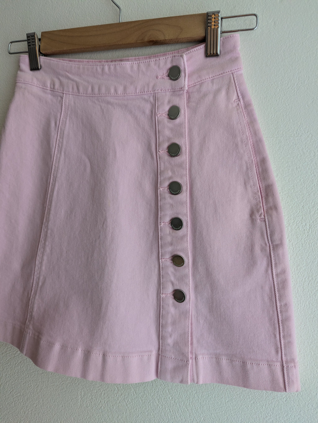 Country Road Pink Denim Mini Skirt