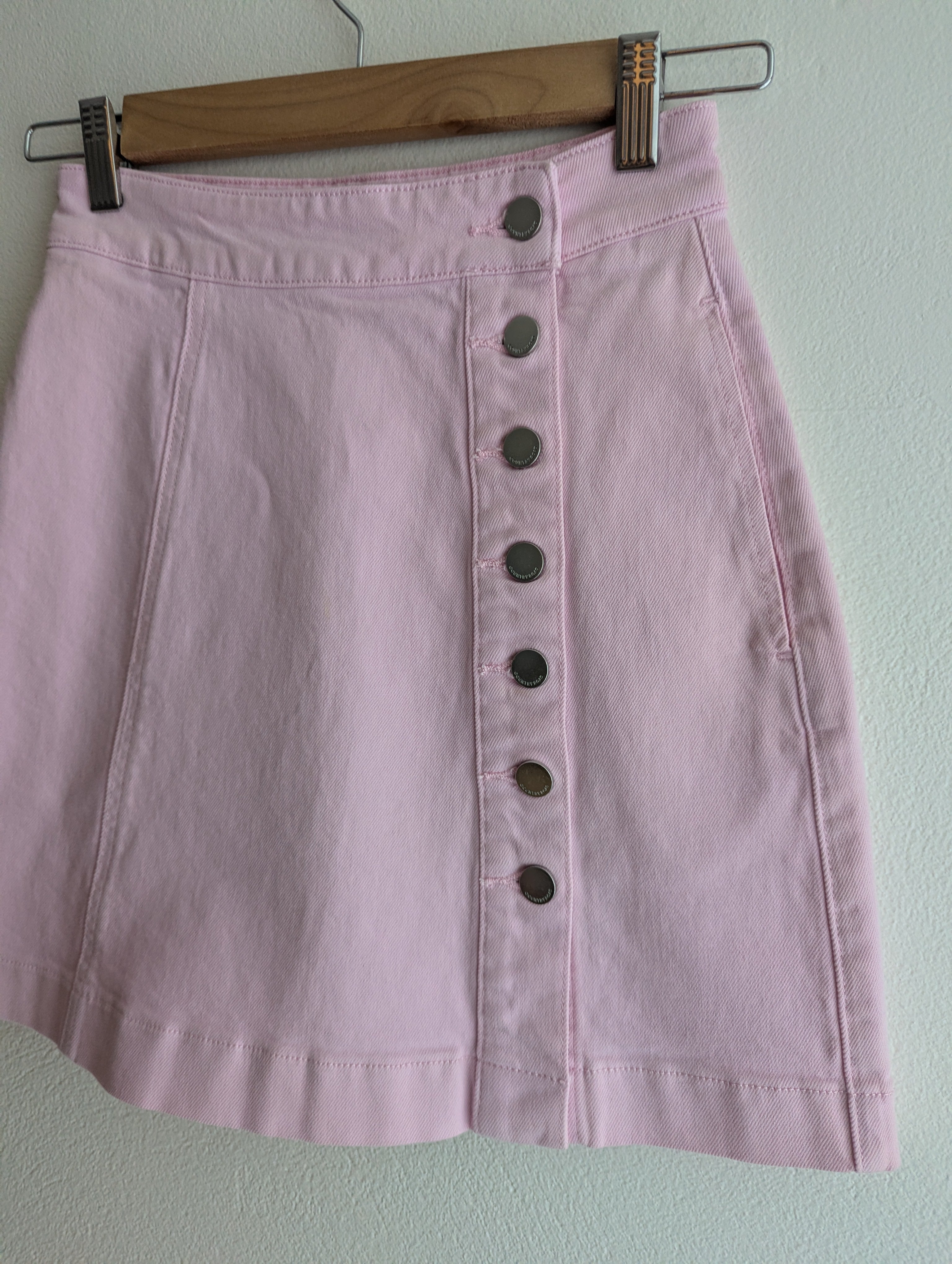 Country Road Pink Denim Mini Skirt