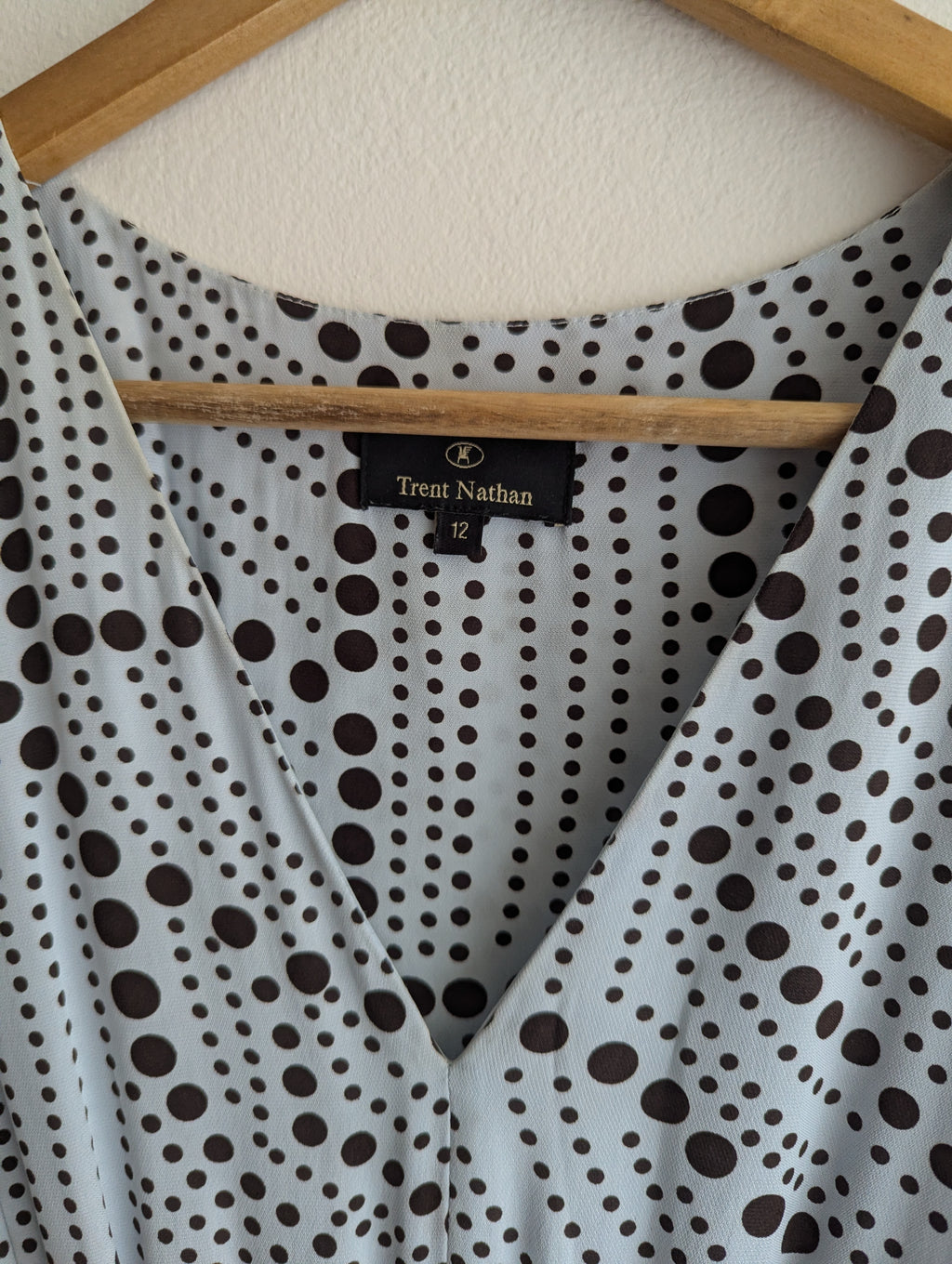 Trent Nathan Midi Dot Dress