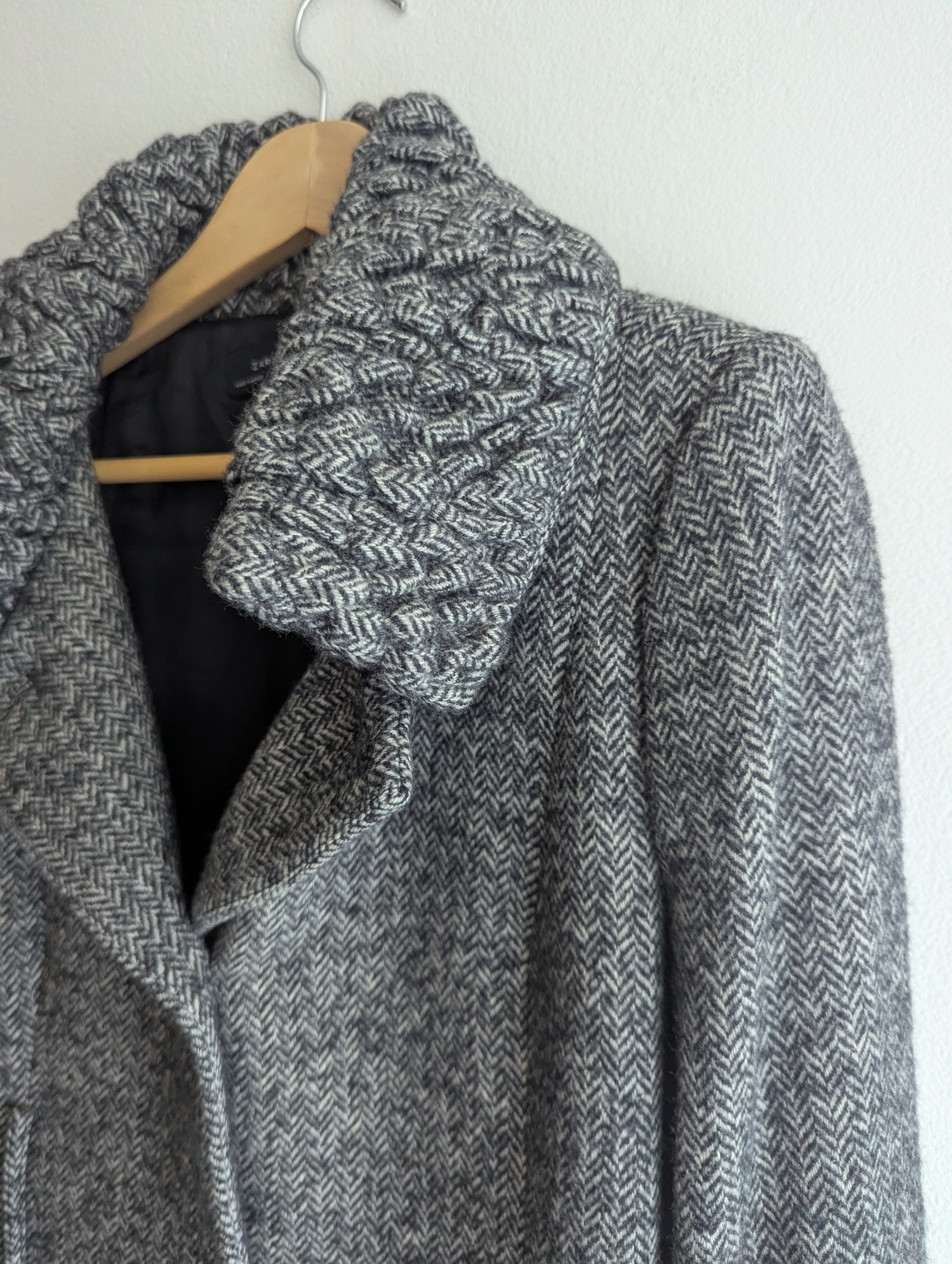 Zara Grey Wool Coat