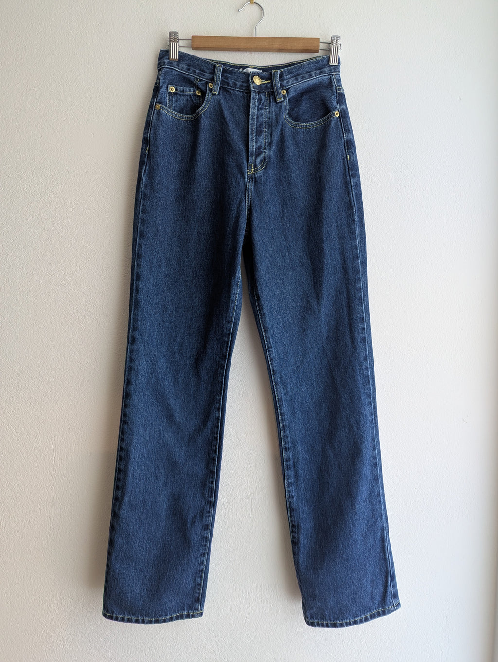 Meshki High Waisted Straight Leg Jeans