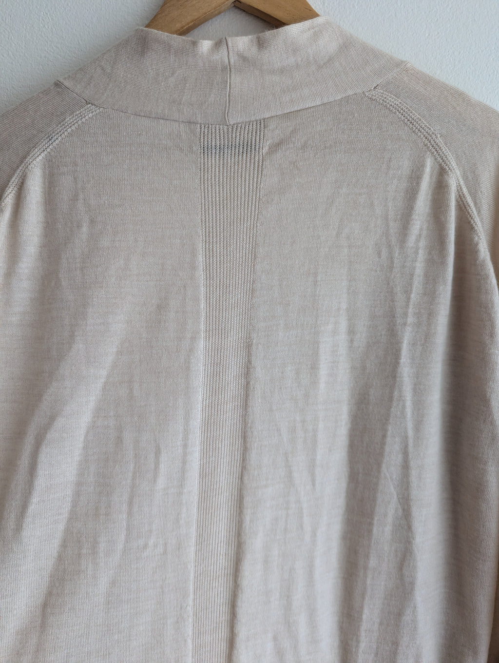 Country Road Extra-Fine Merino Wool Longline Cardigan