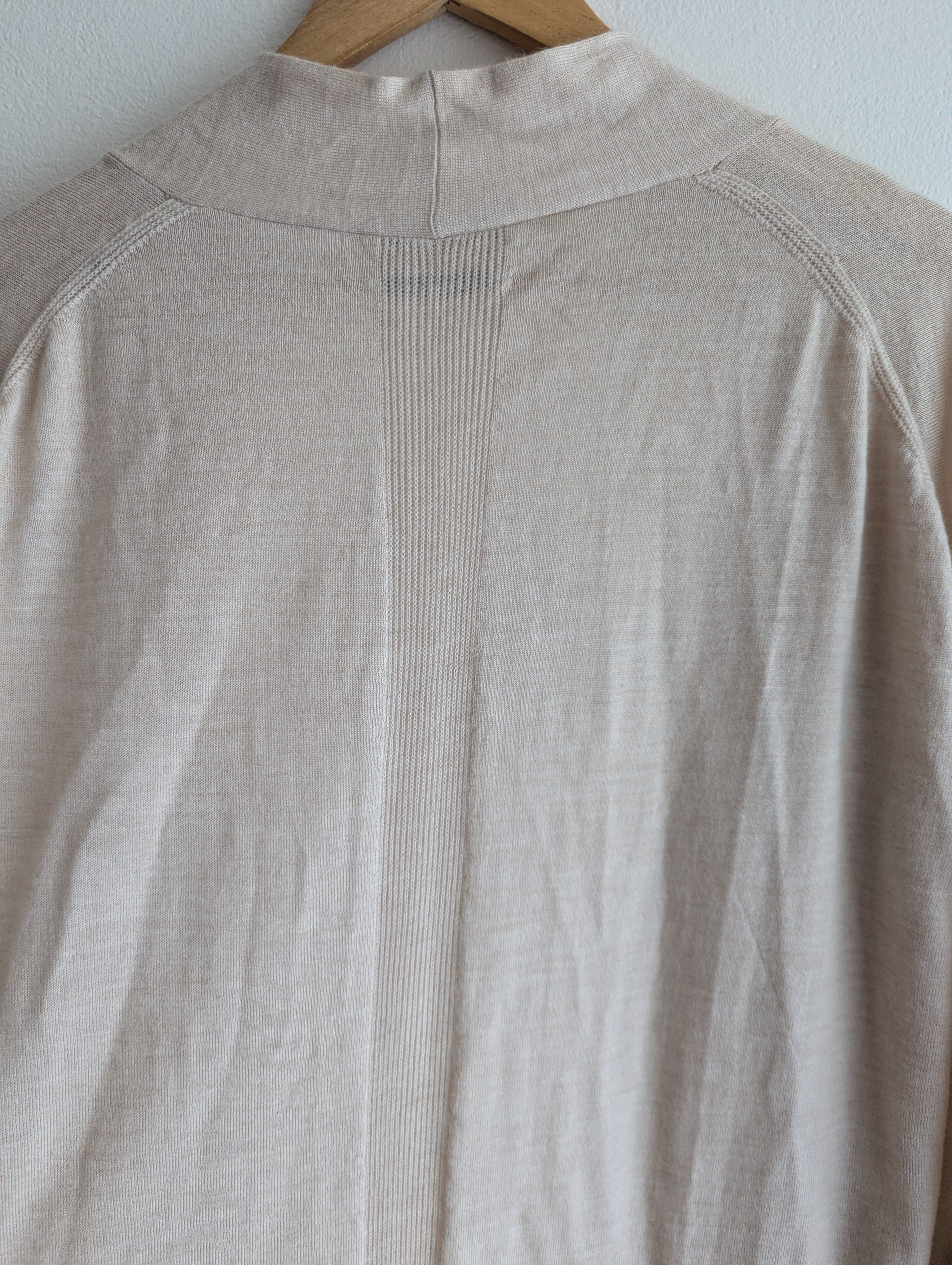 Country Road Extra-Fine Merino Wool Longline Cardigan
