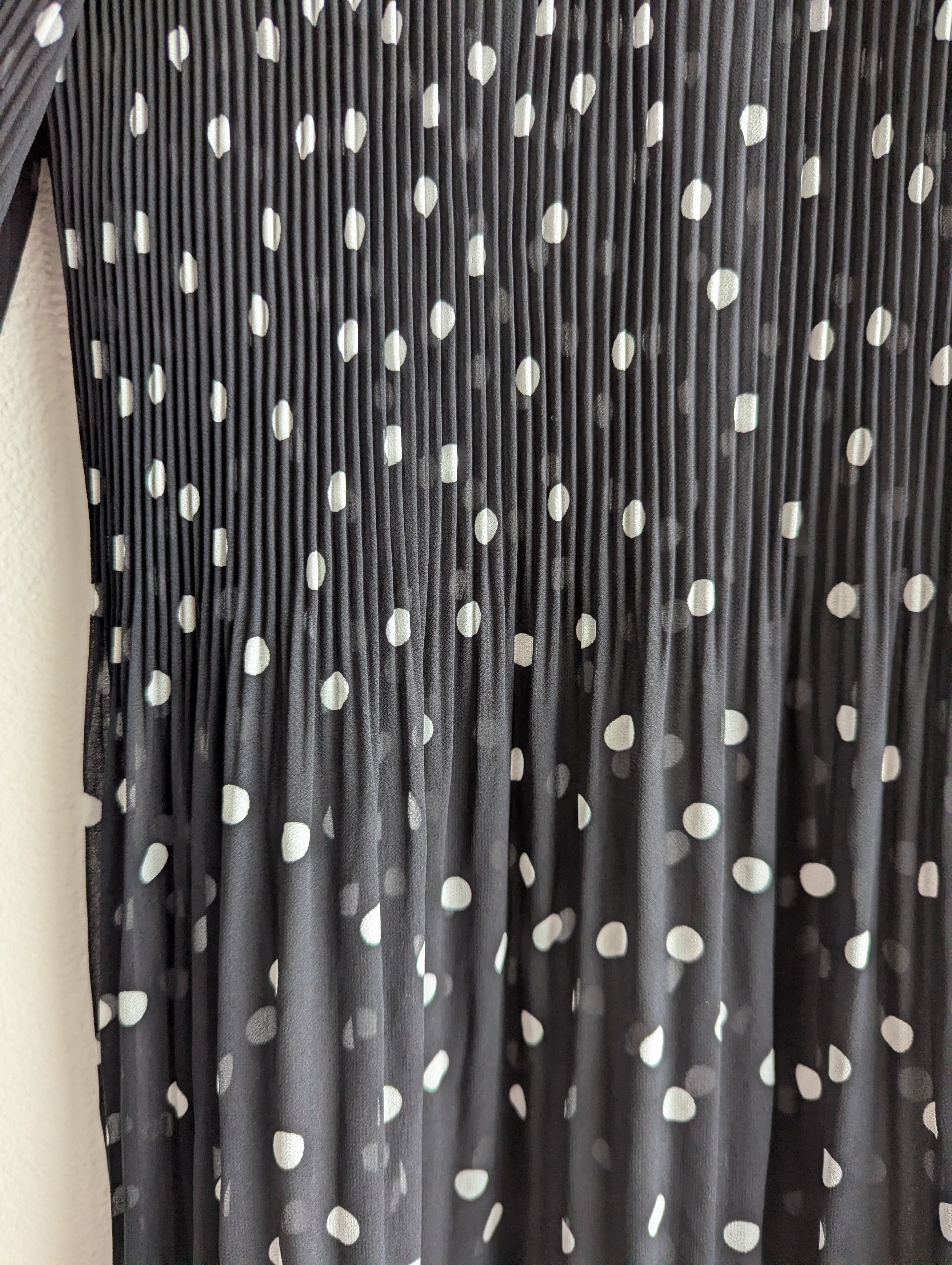 Witchery Pleated Polka Dot Blouse