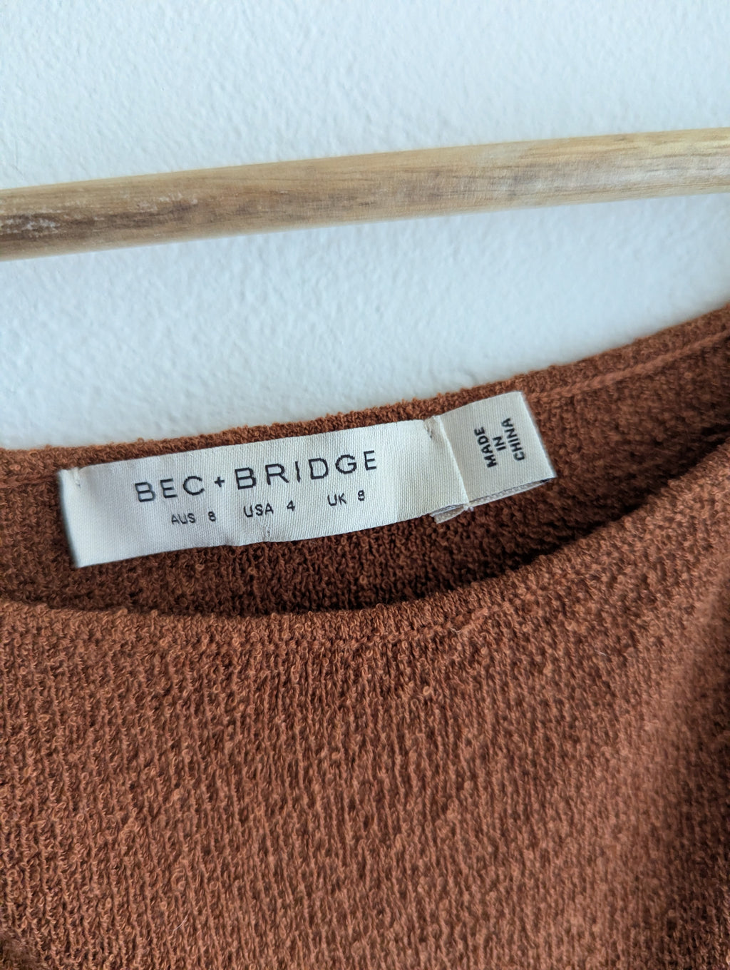 Bec + Bridge Ribbed Bodycon Dress