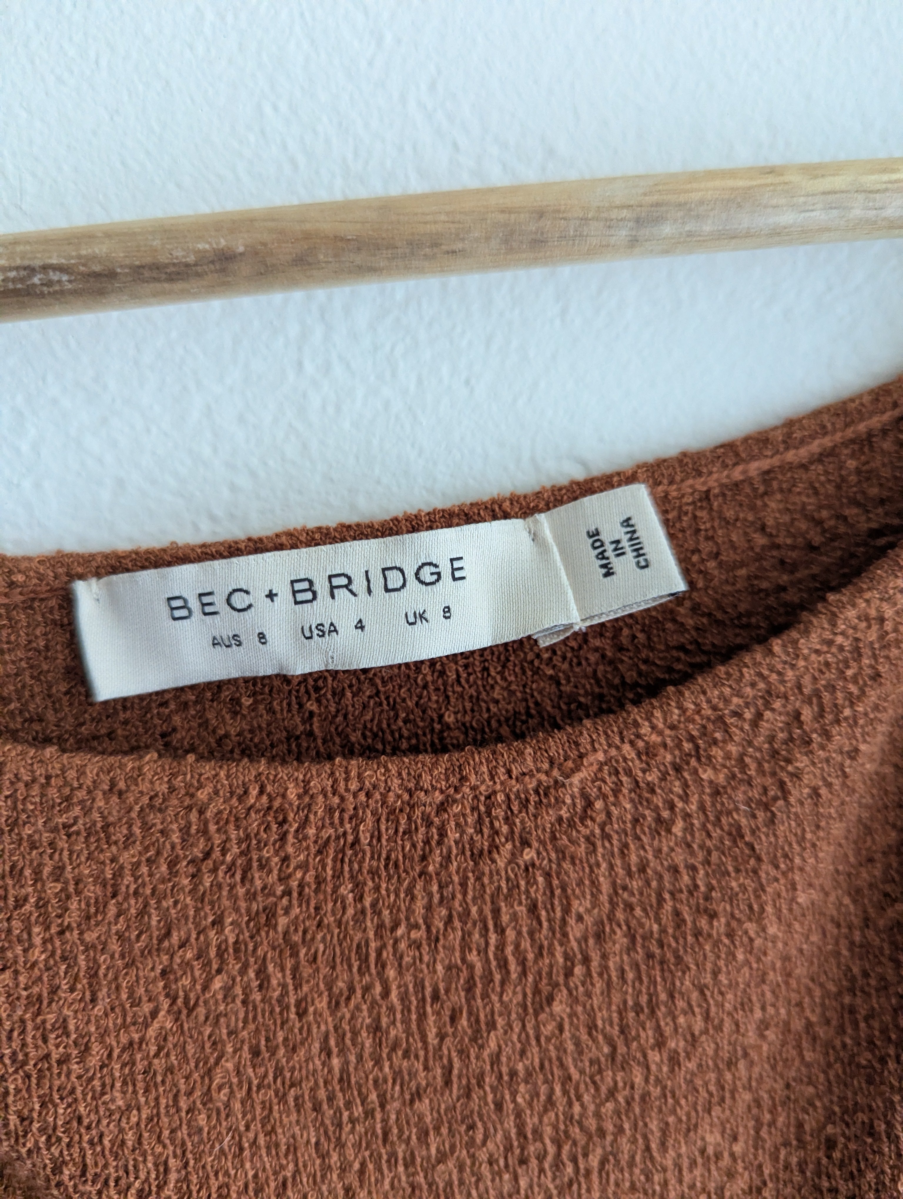 Bec + Bridge Ribbed Bodycon Dress