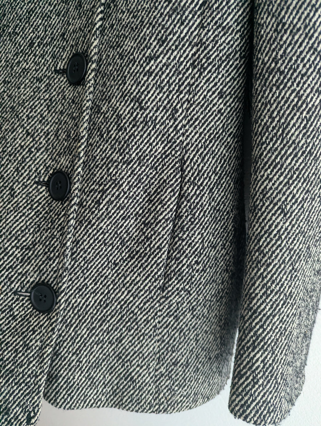 W Collection Wool & Silk Blend Pea Coat
