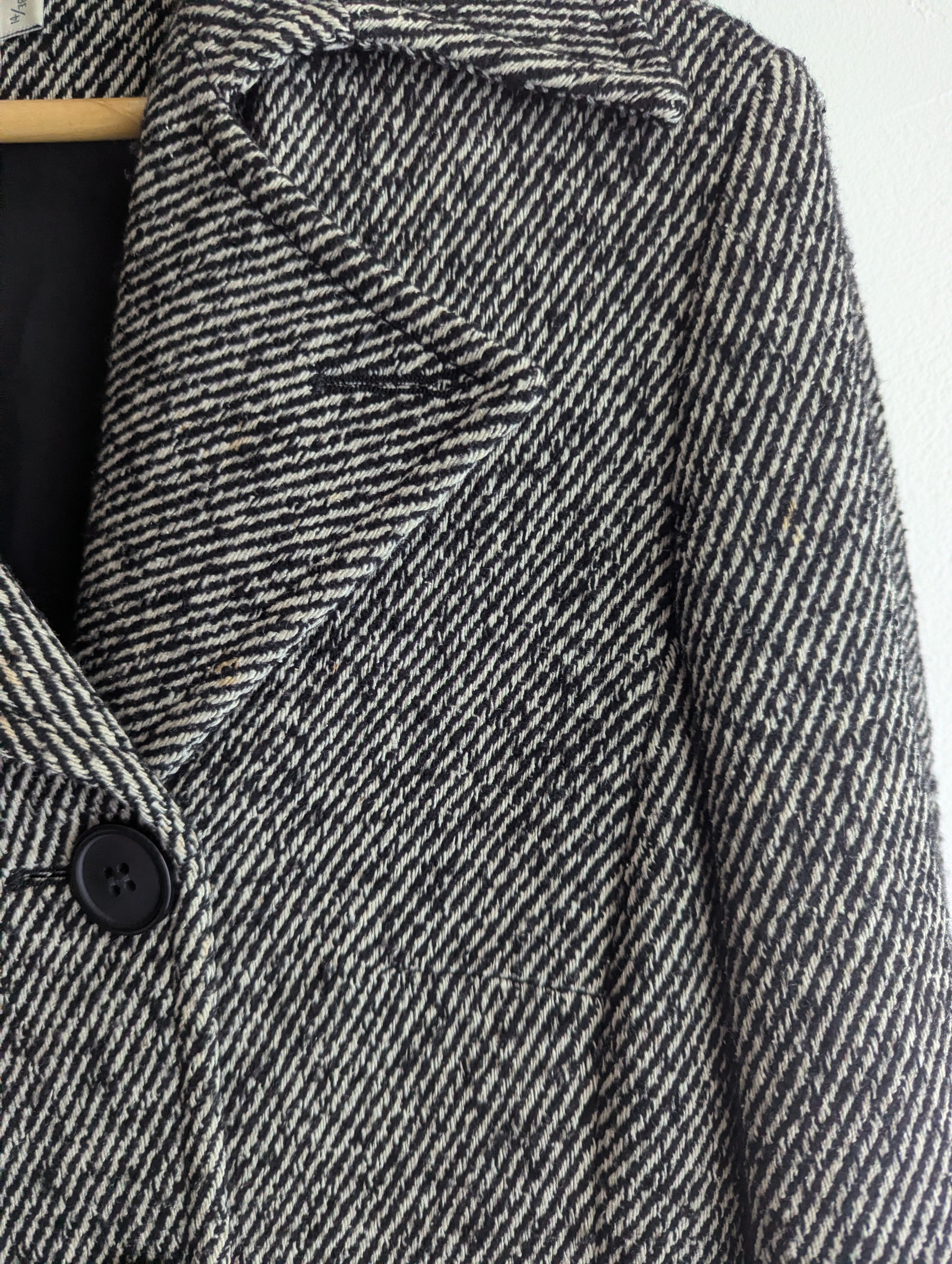W Collection Wool & Silk Blend Pea Coat