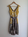 Derhy Yellow Button-Down Dress